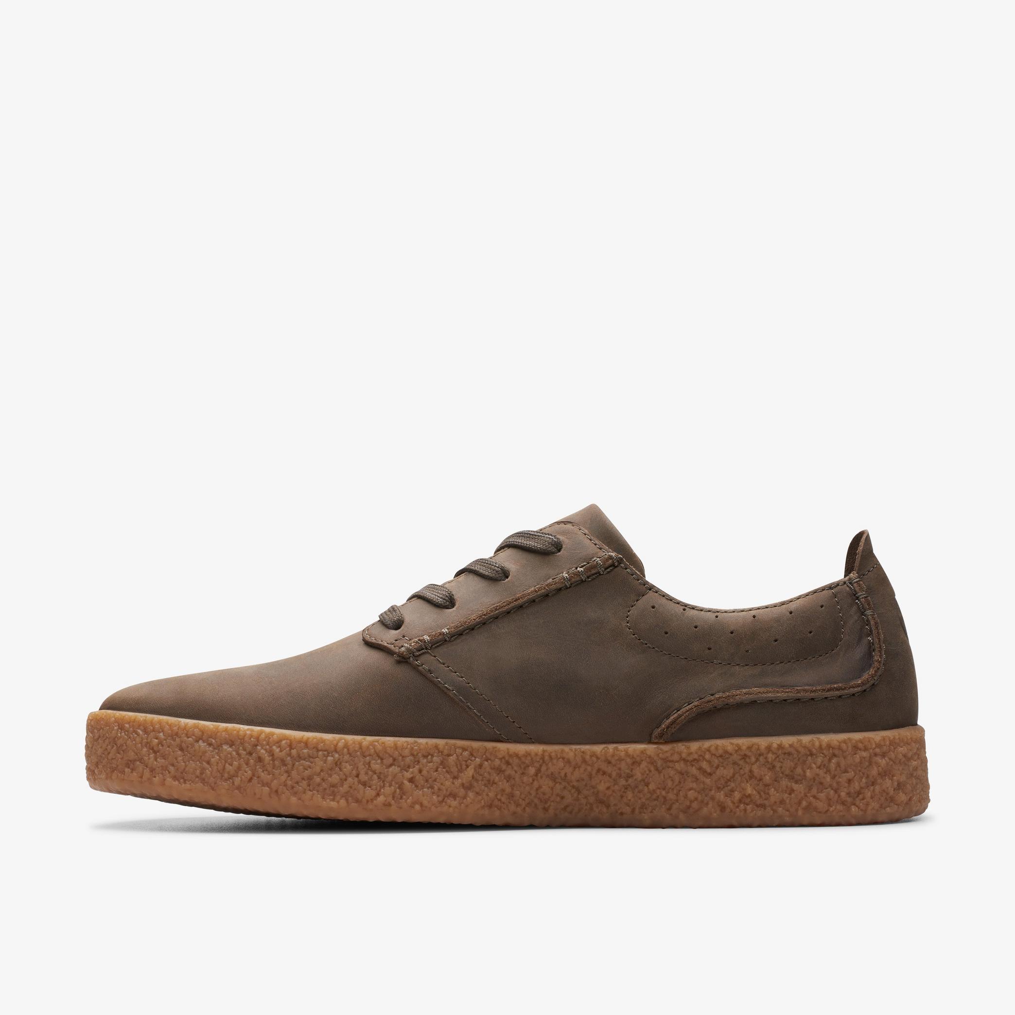 MENS Streethill Lace Dark Olive Leather Laces | Clarks US