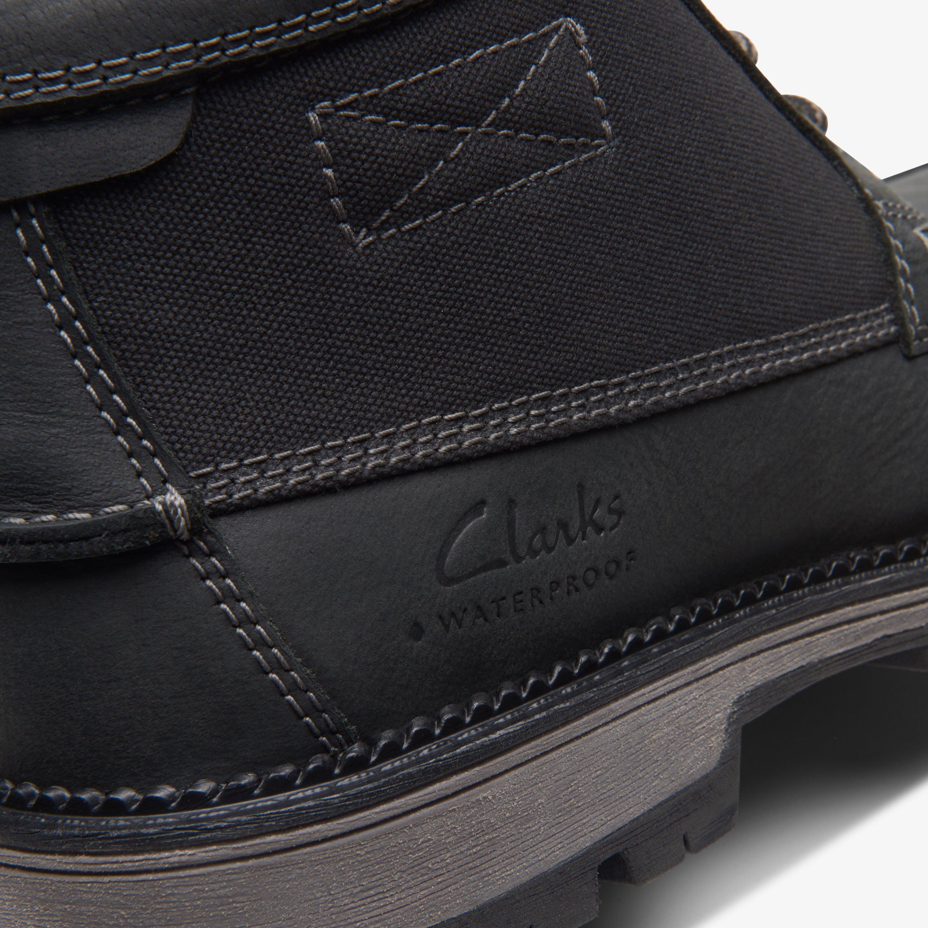 MENS Maplewalk Moc Black Combination Ankle Boots | Clarks US