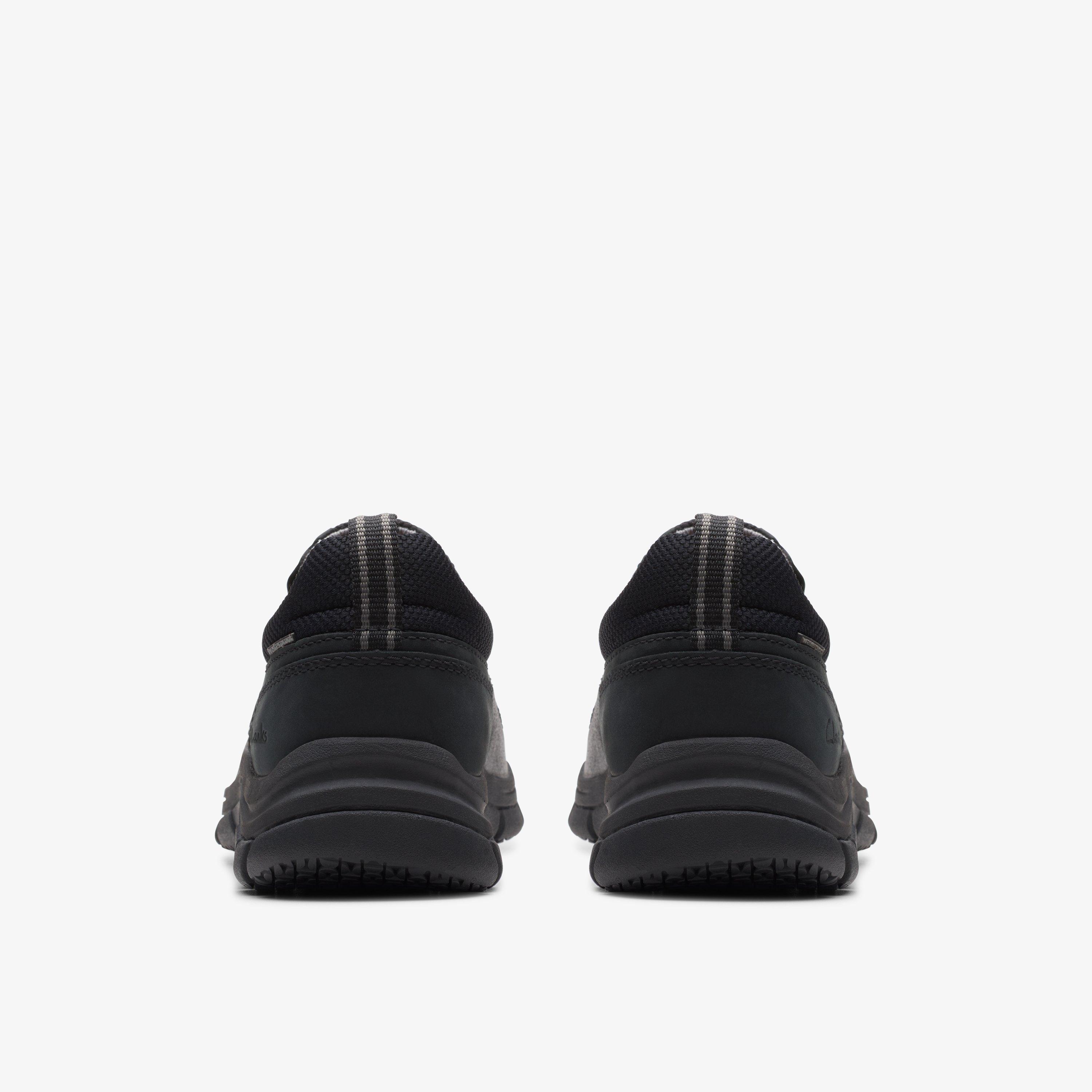 Men's Walpath Step Black Leather Loafers | Clarks