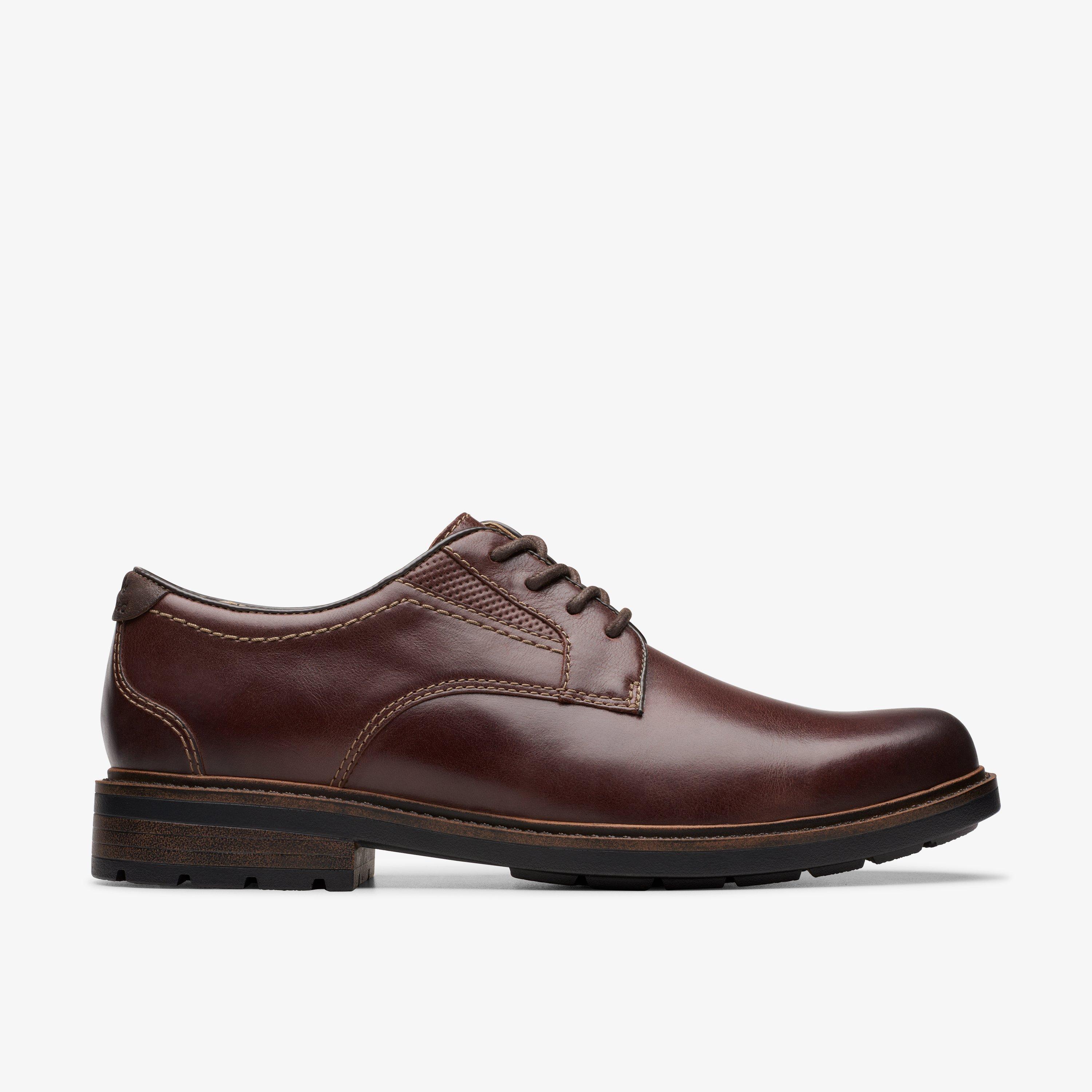 Mens Un Shire Low Brown Leather Oxford Dress Shoes