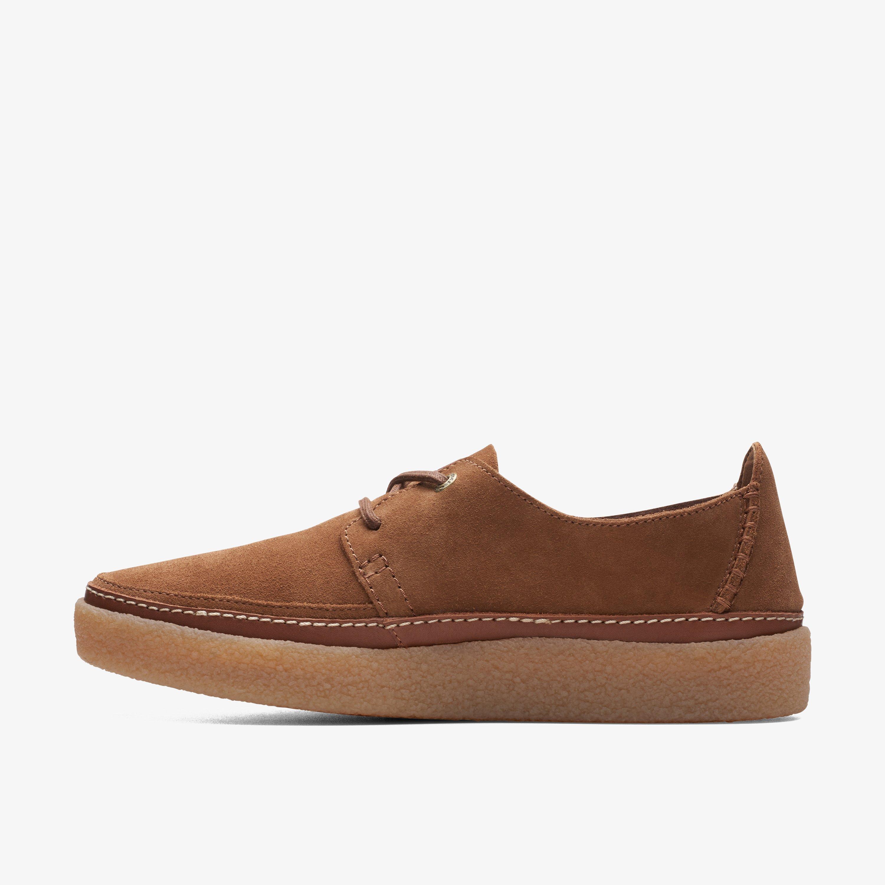 Oakpark Lace Cola Suede Trainers Boat Shoes, view 2 of 6