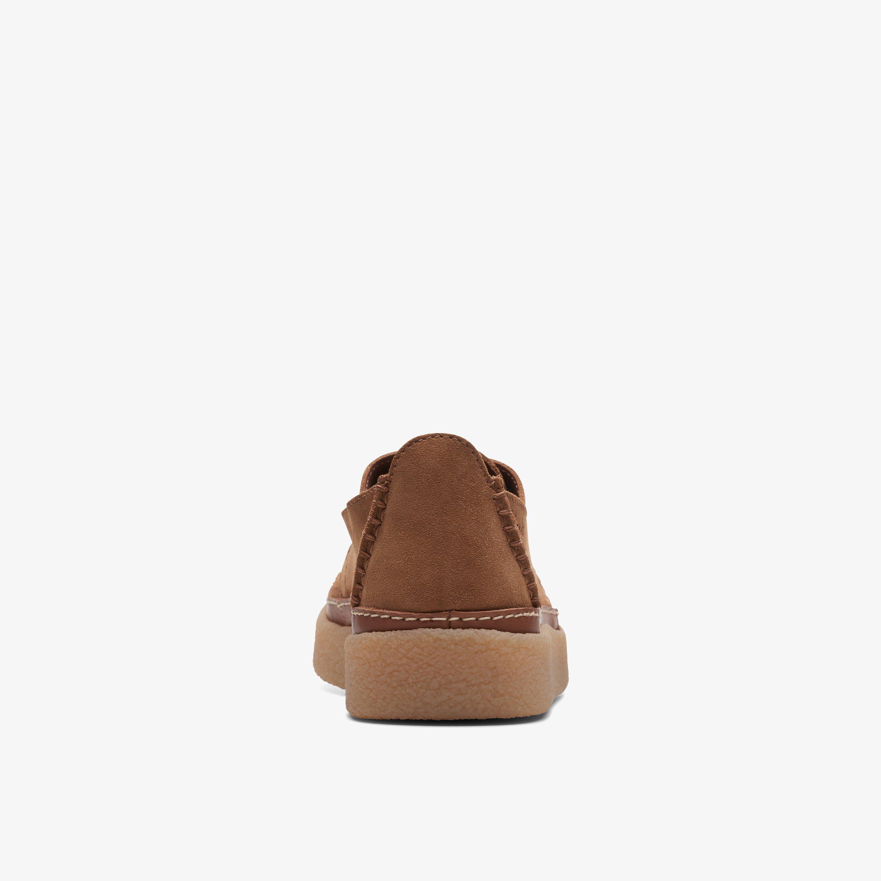 Oakpark Lace Cola Suede Trainers Boat Shoes, view 5 of 6