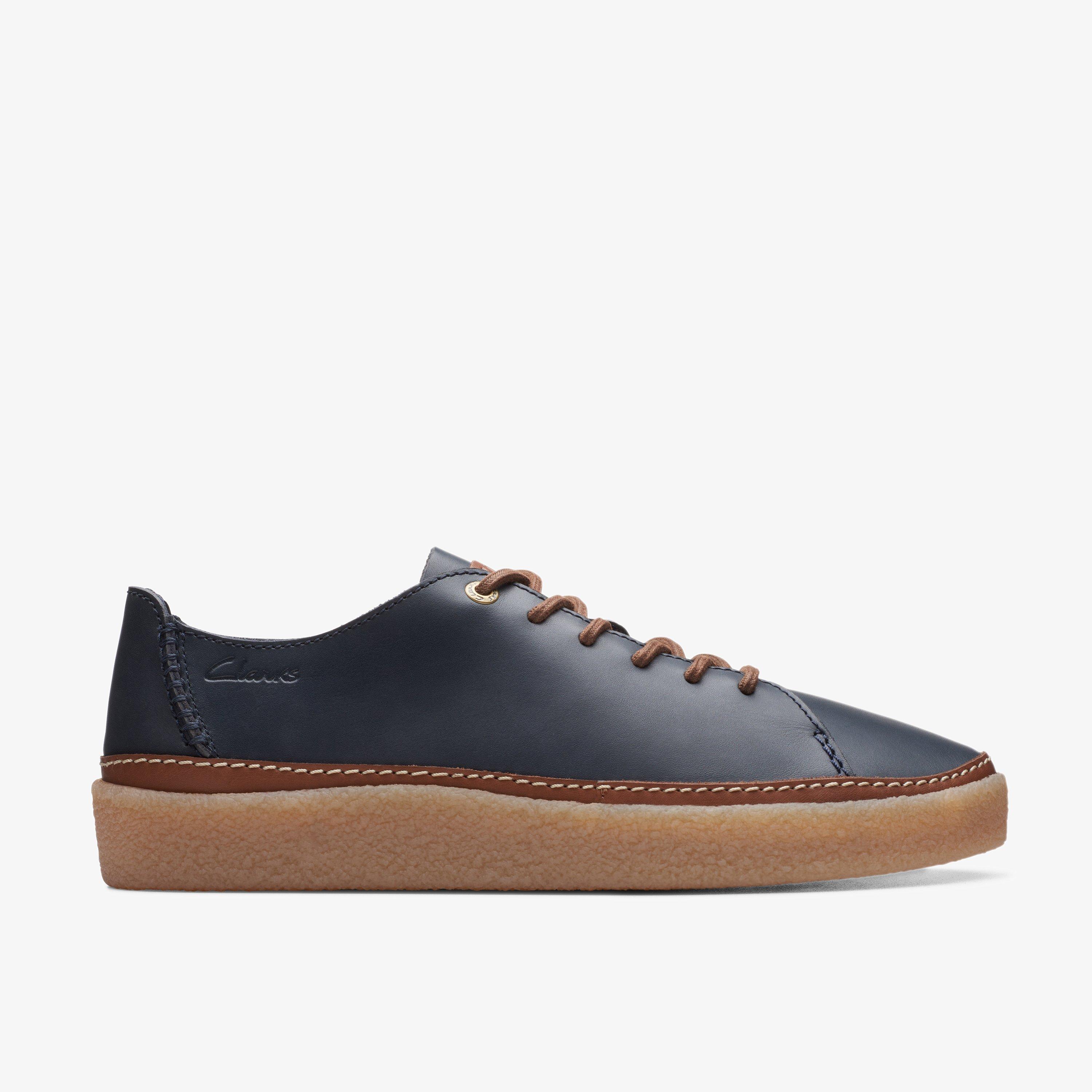 Oakpark Low Navy Leather Lace Up, view 1 of 6