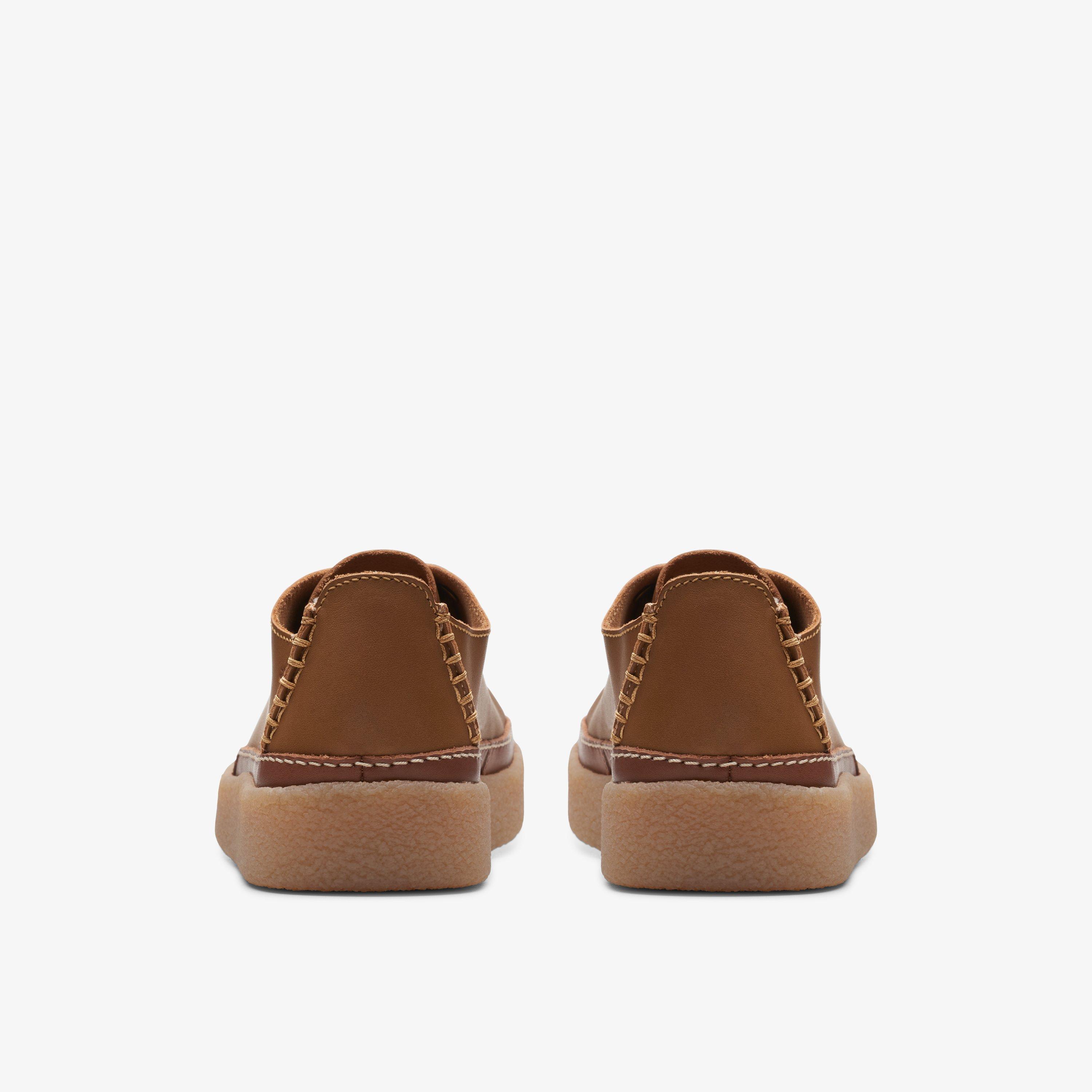 Oakpark Low Tan Leather Trainers, view 5 of 6