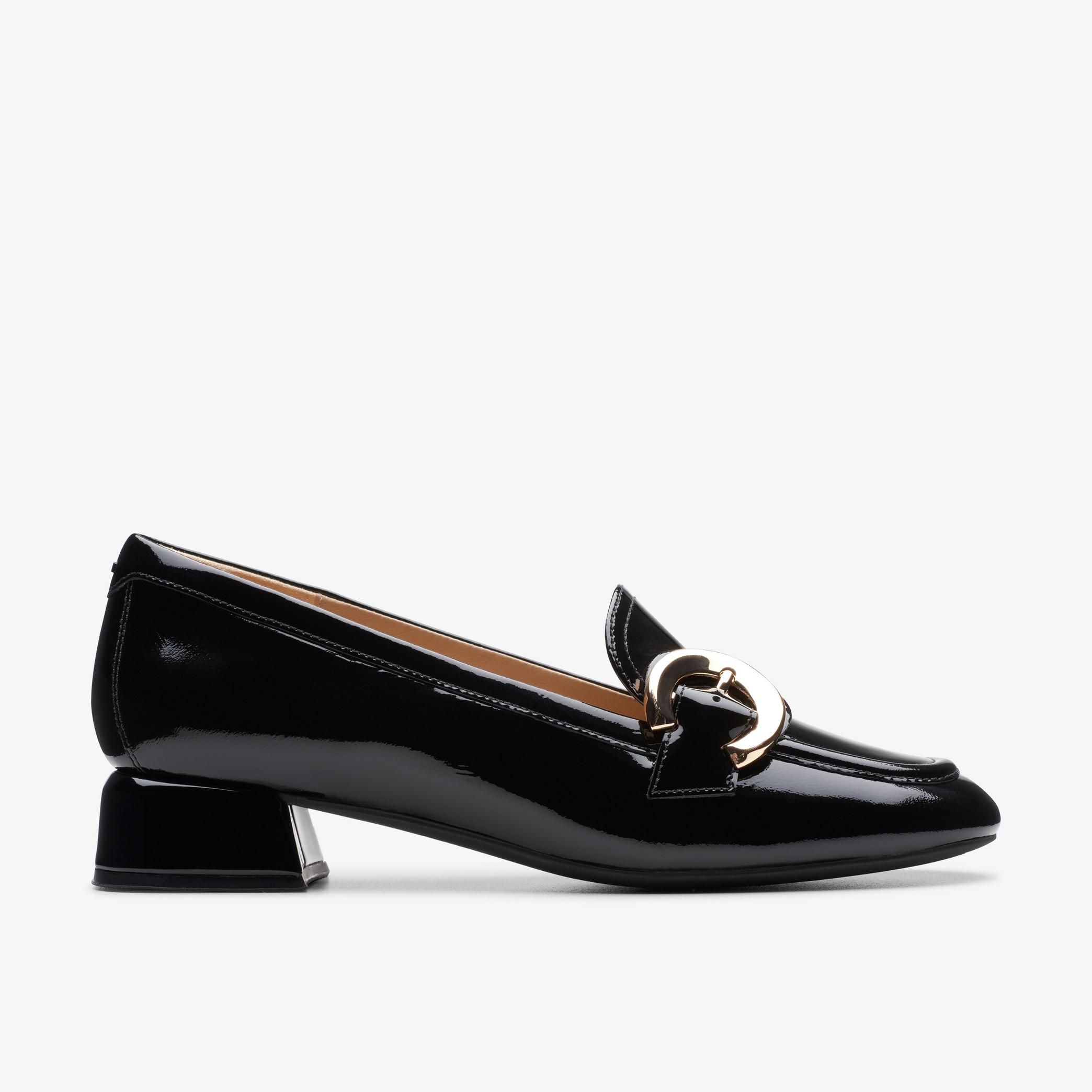 WOMENS Daiss 30 Trim Black Patent Loafers | Clarks US