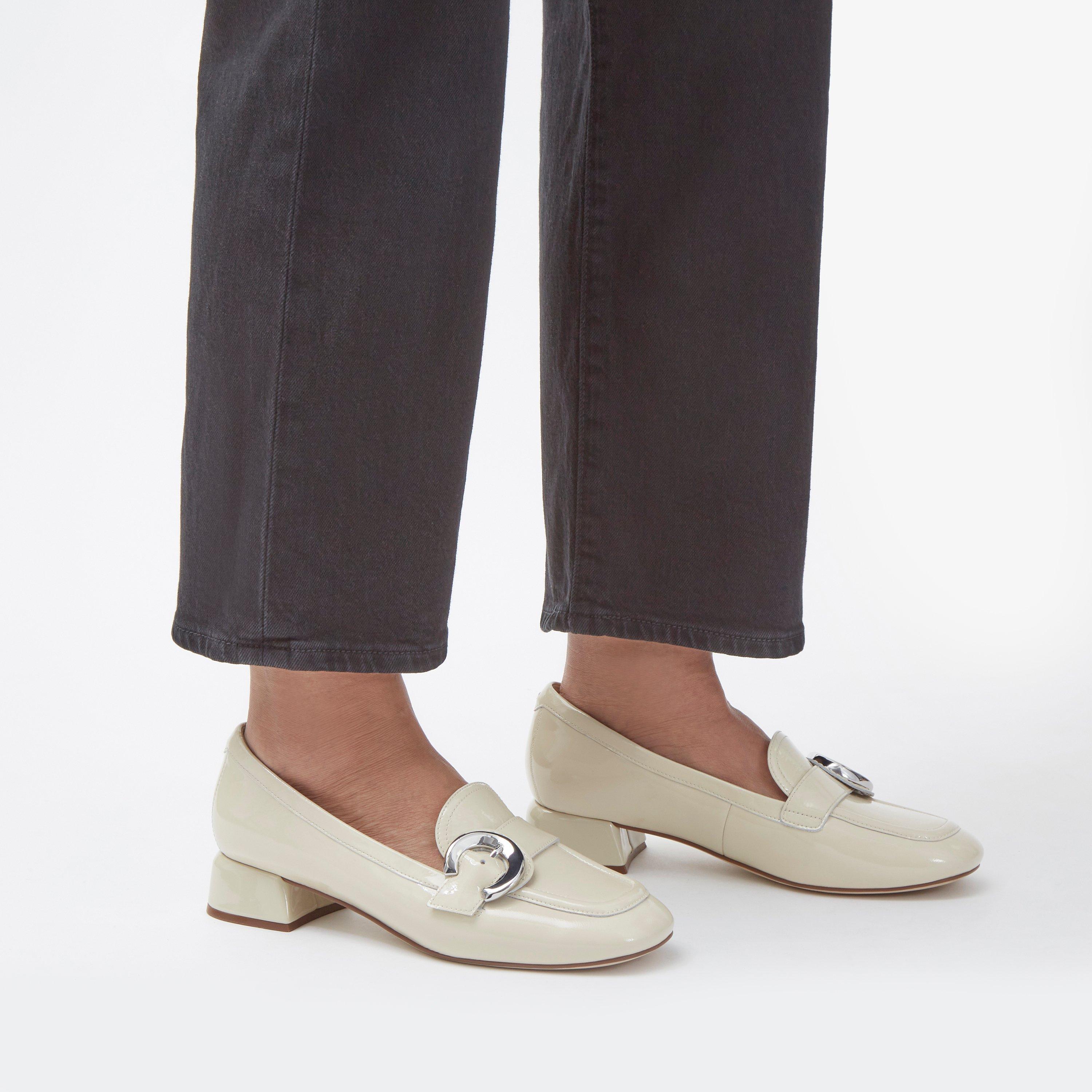 WOMENS Daiss 30 Trim Ivory Loafers | Clarks US