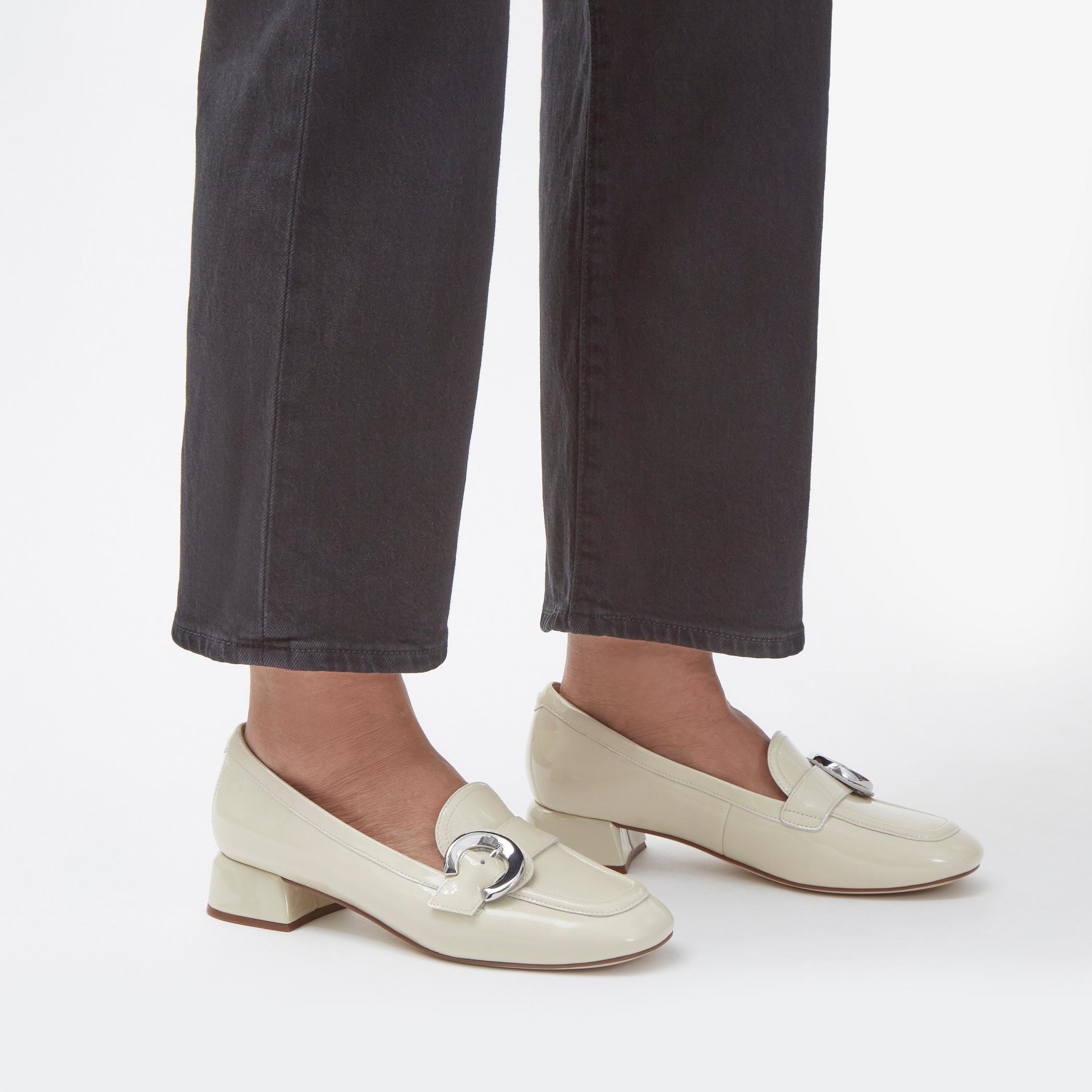 Daiss 30 Trim Ivory Loafers, view 2 of 8