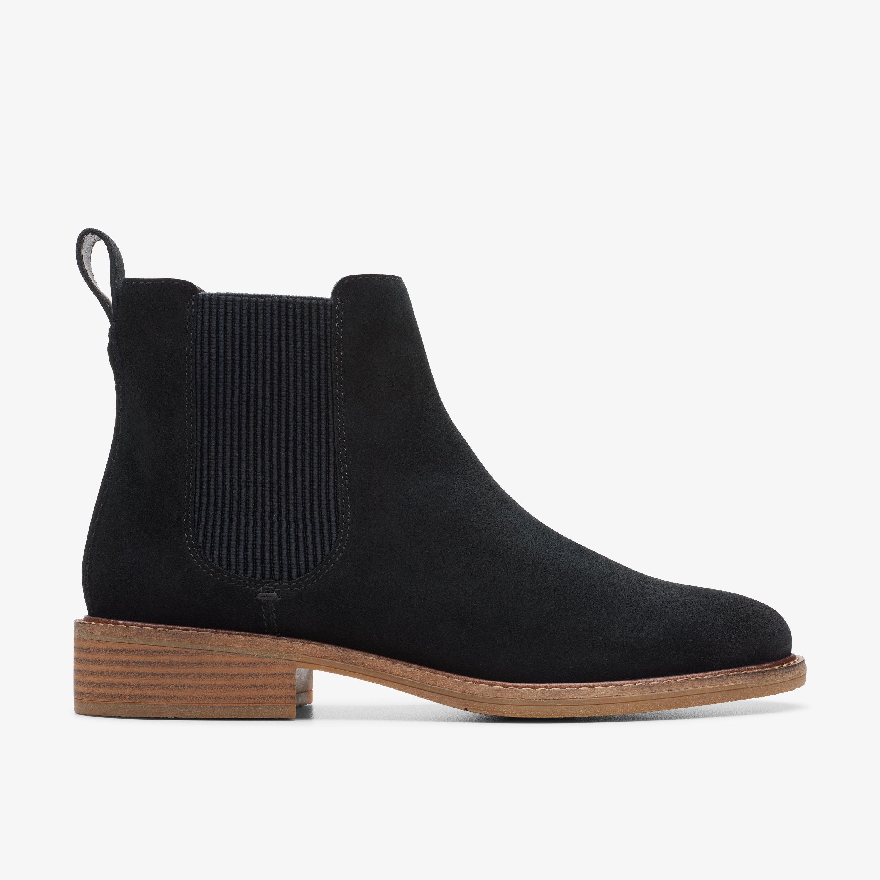 Clarks arlo black store leather