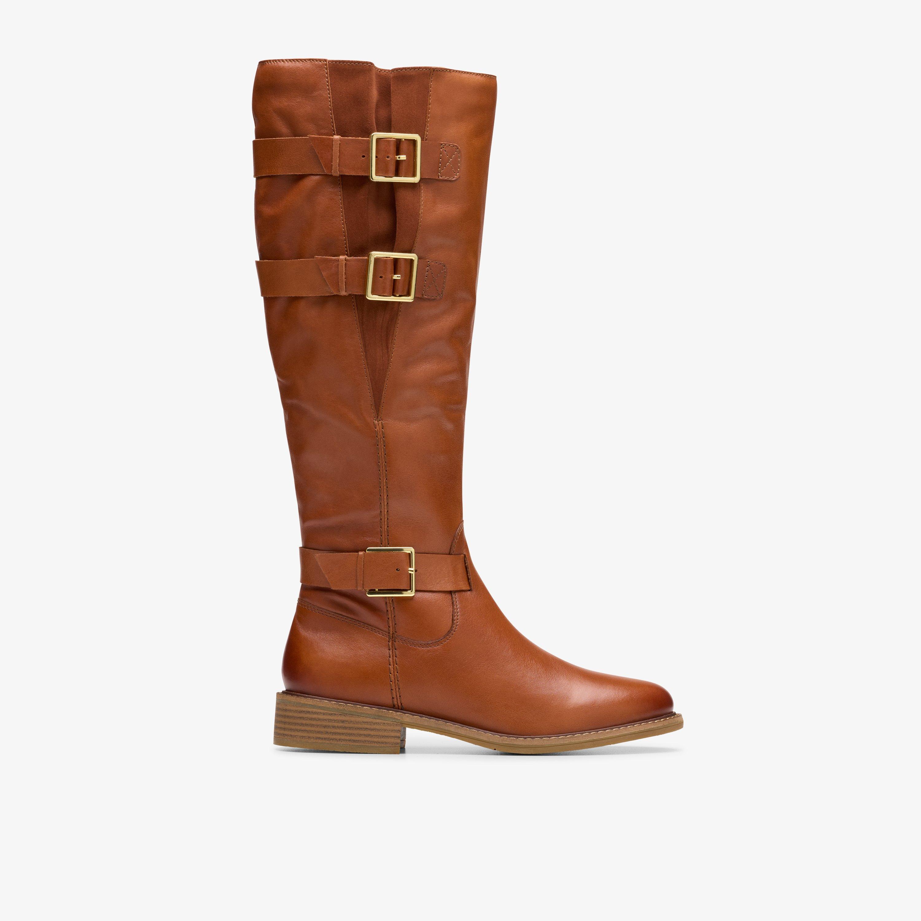 Clarks womens wide outlet calf boots