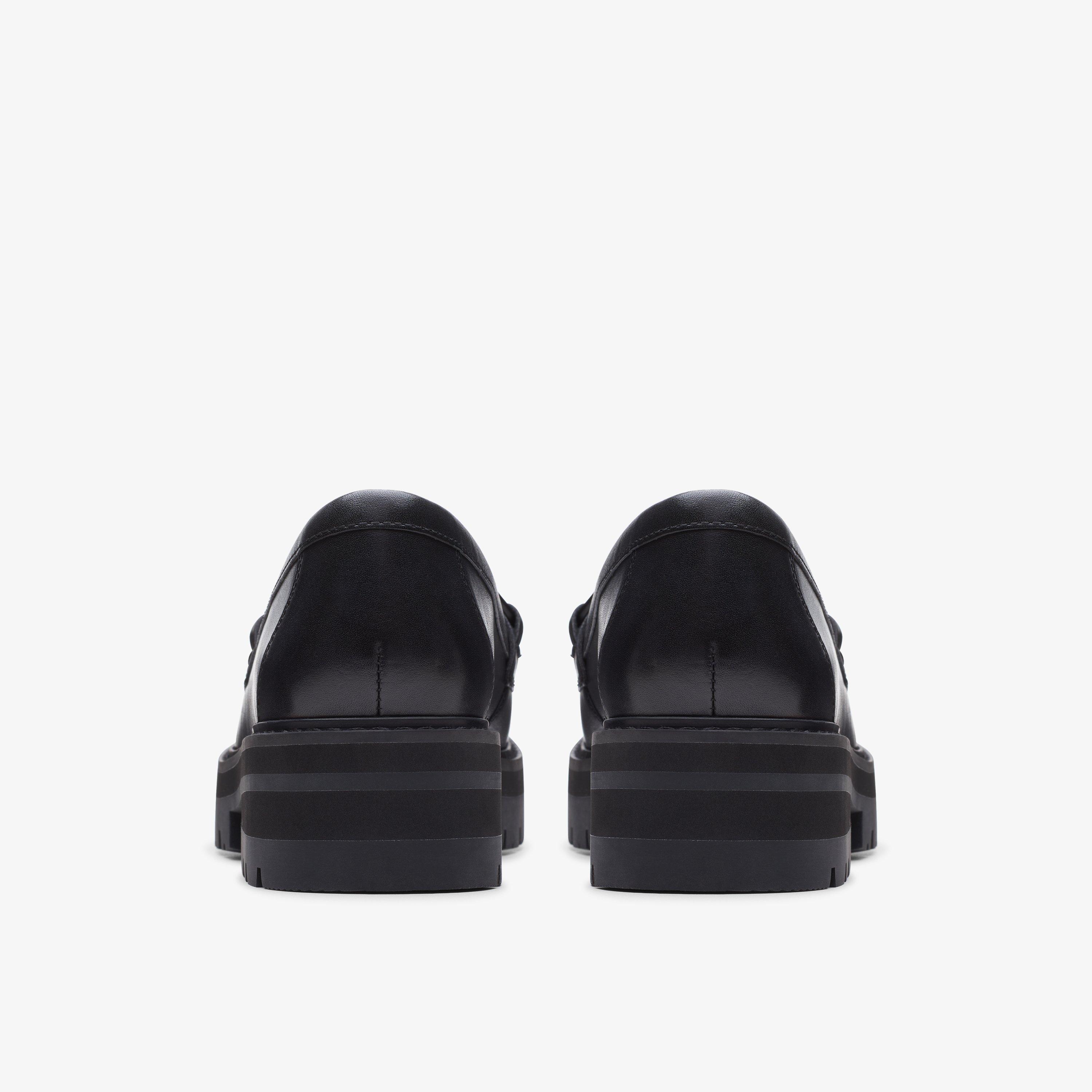 Clarks Orianna Bit - Mocassini Donna In Pelle, Tacco Plateau, Colore Nero (EU 37) - 3