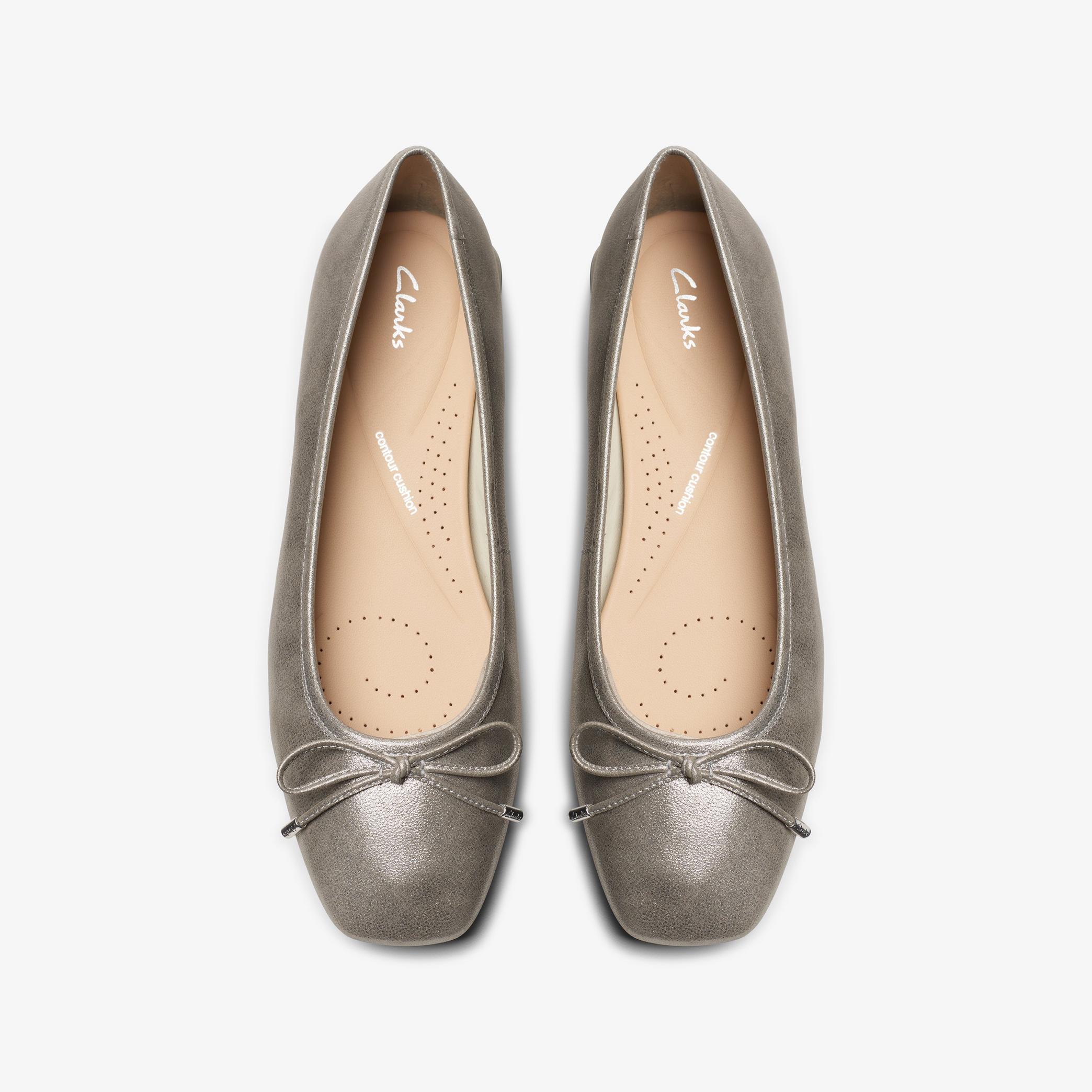 WOMENS Ubree 15 Step Metallic Leather Ballerina Shoes | Clarks US