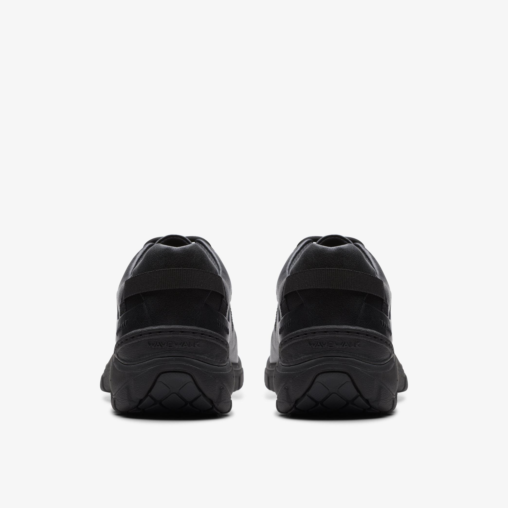 Women Wave Range Black Leather Shoes | Clarks US