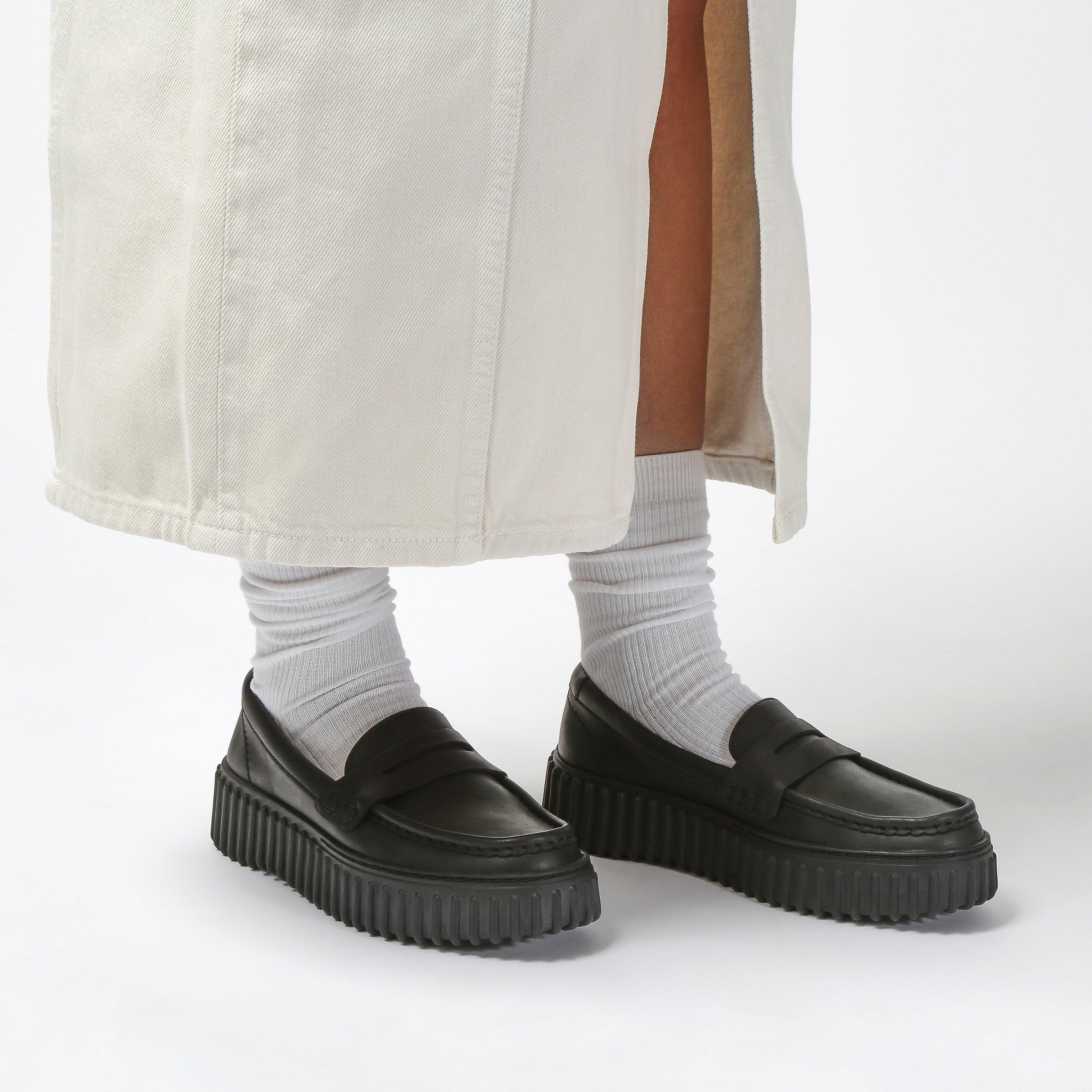 Clarks store penny loafers