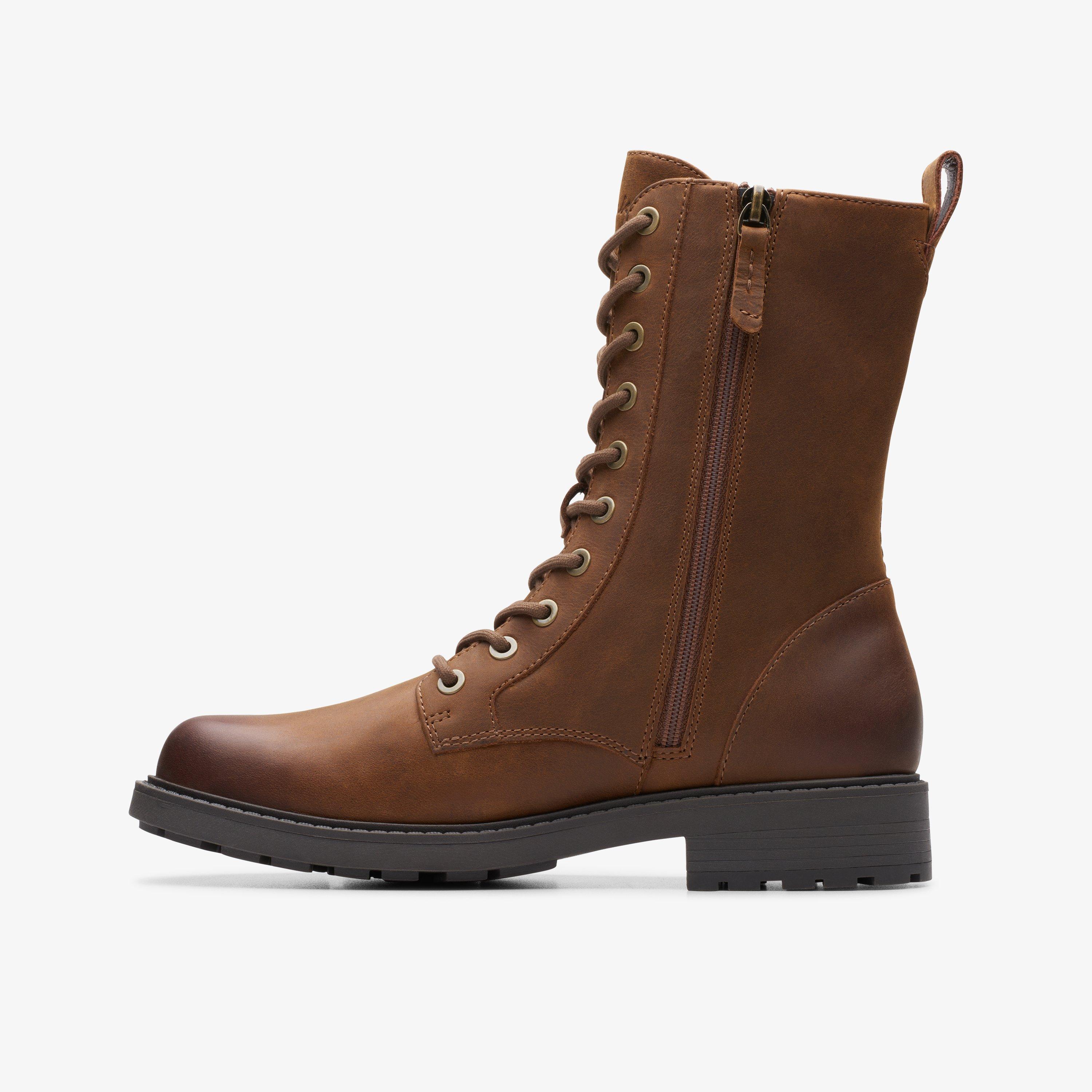 Orinoco 2 Style Brown Snuff Ankle Boots Lace Up, view 3 of 9