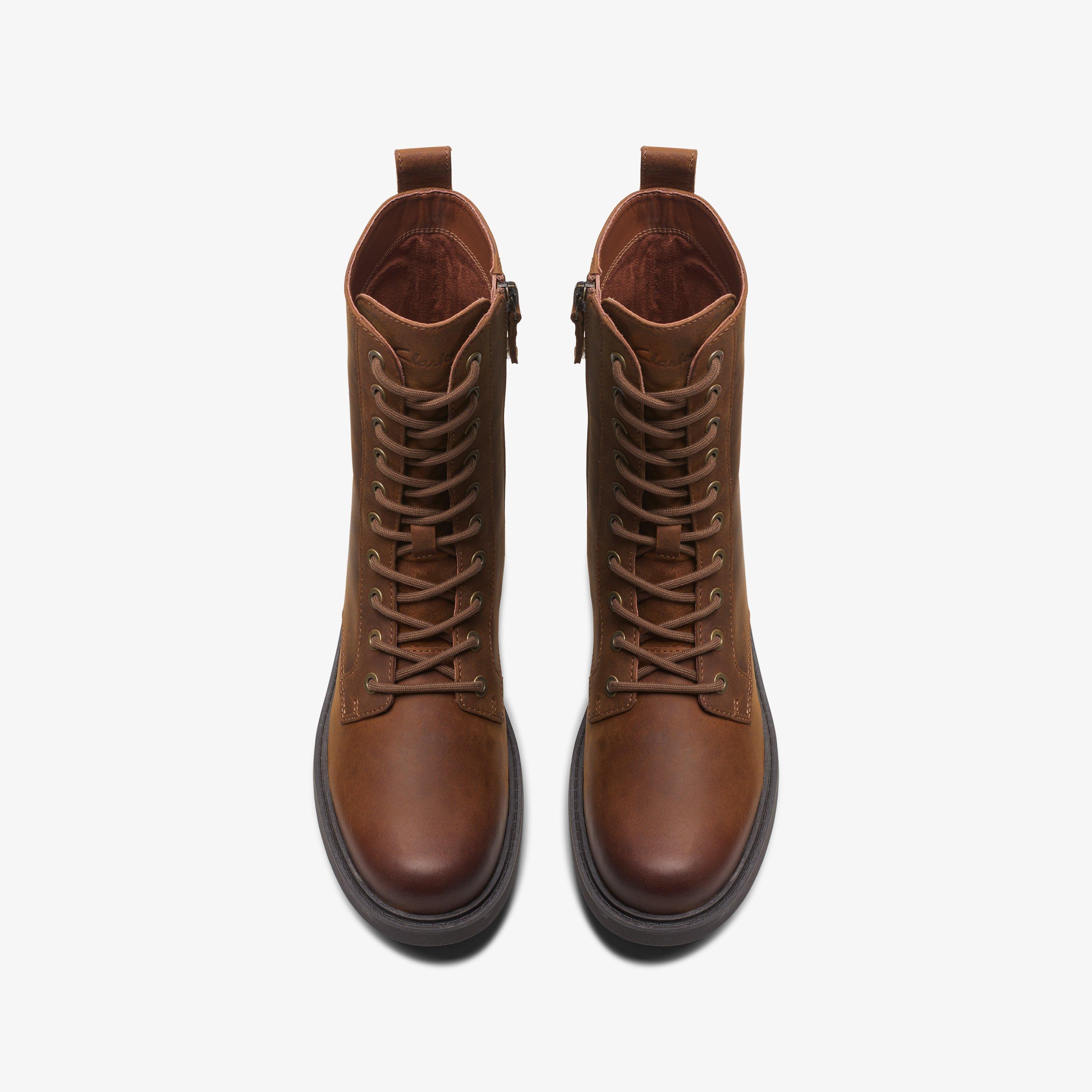 Orinoco 2 Style Brown Snuff Ankle Boots Lace Up, view 7 of 9