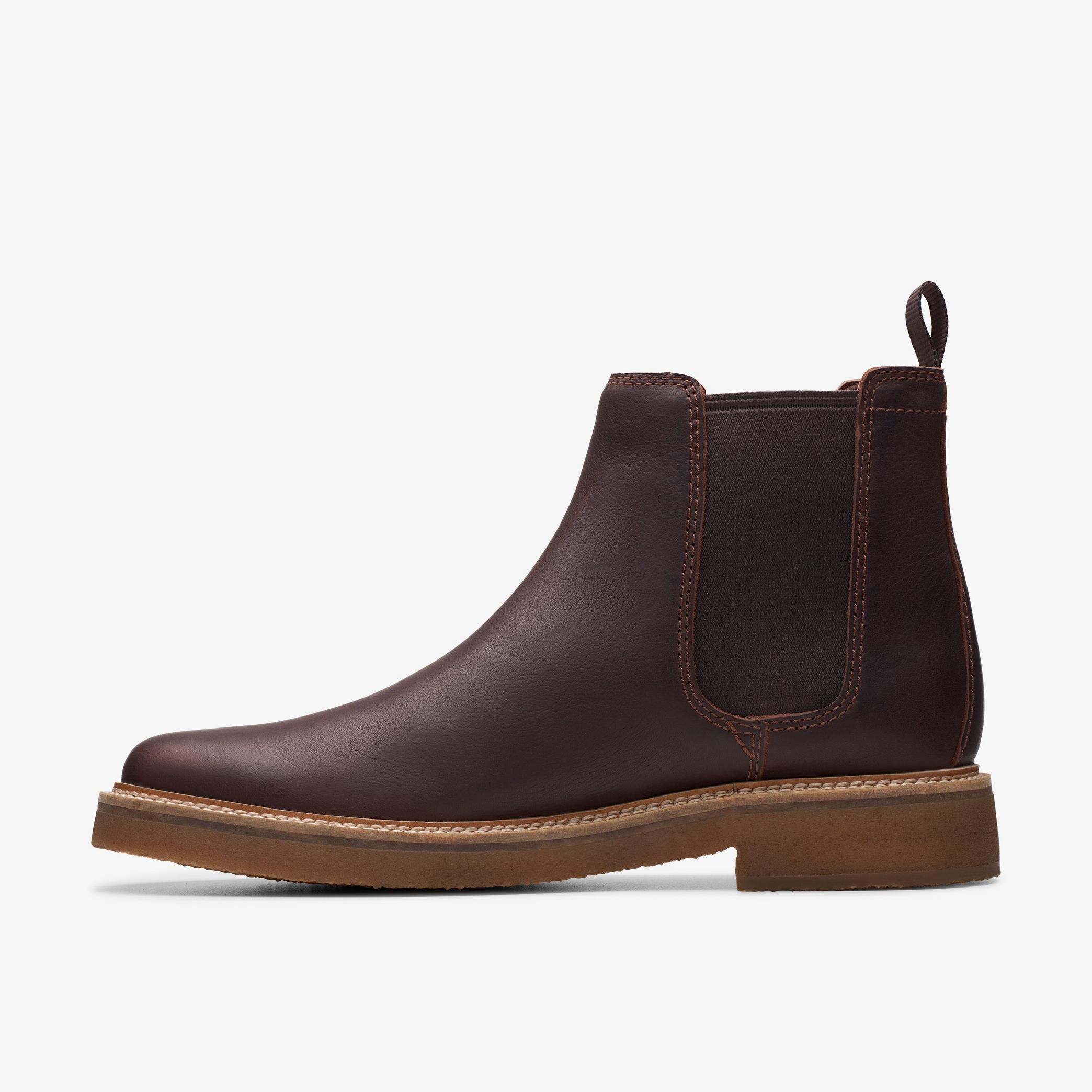 Mens Clarkdale Easy Tan Leather Chelsea Boots | Clarks UK