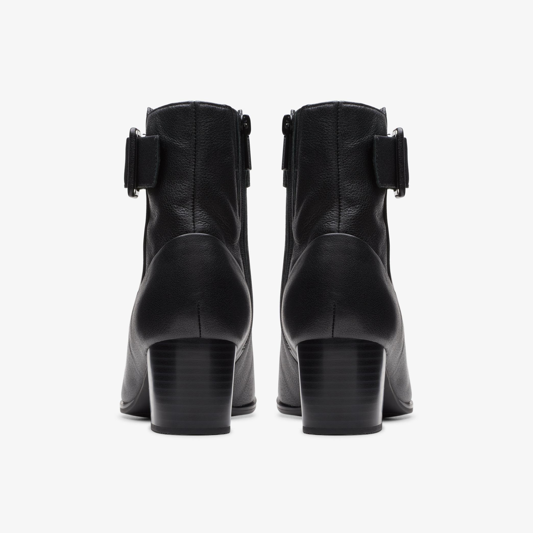 Women Loken Zip Waterproof Black Leather Boots | Clarks US
