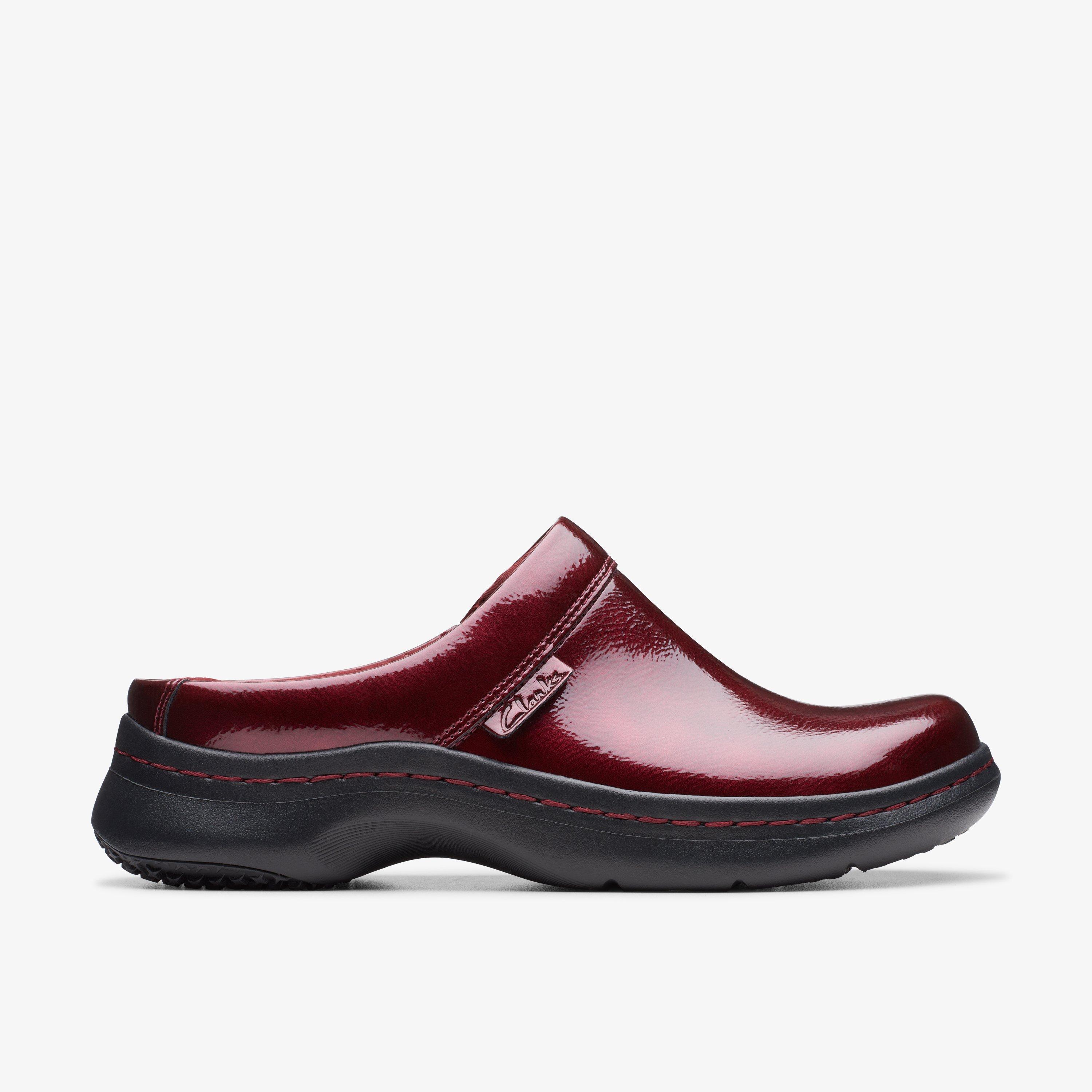 Clarks 2024 red clogs