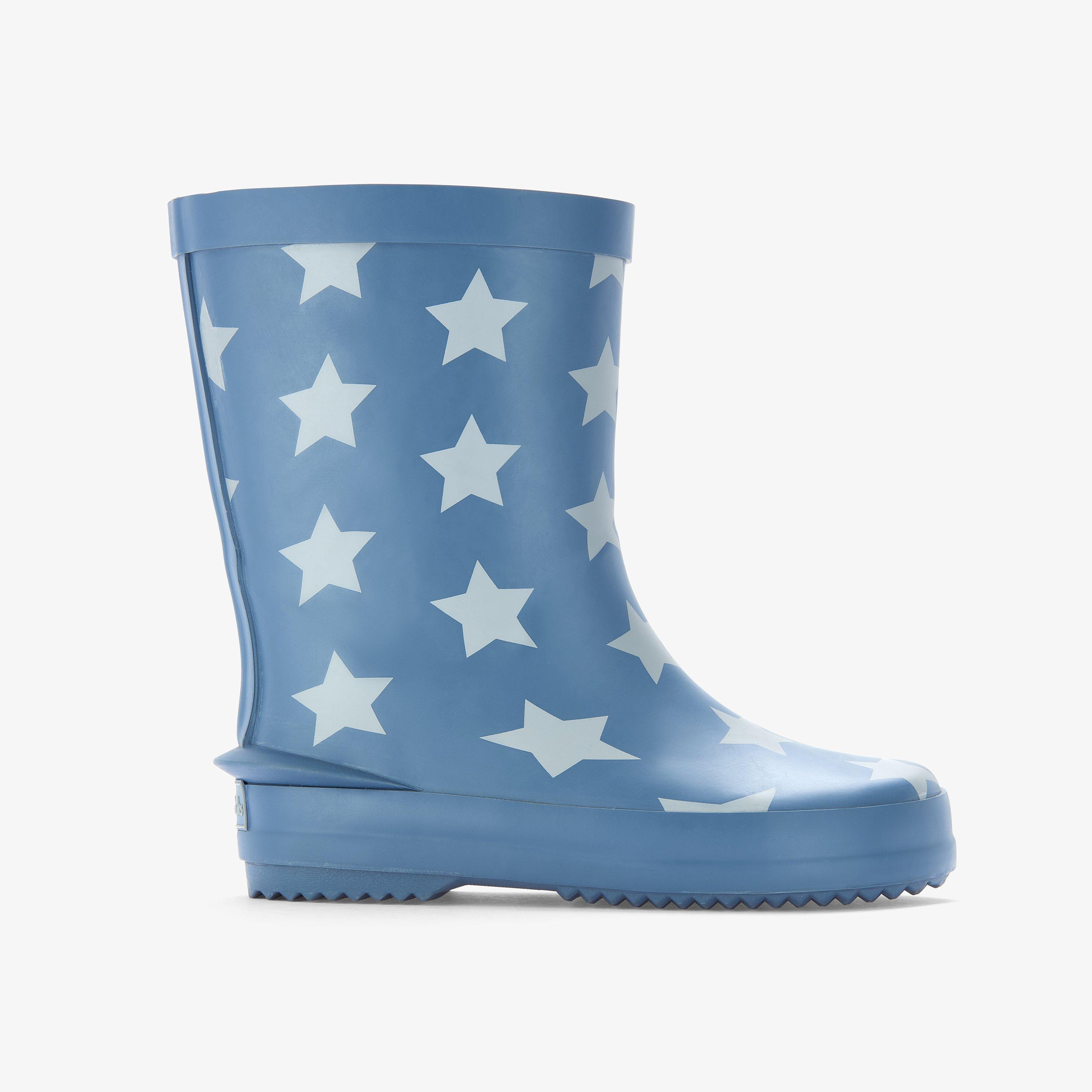 Tarri Run Toddler Denim Blue Wellies, view 1 of 6