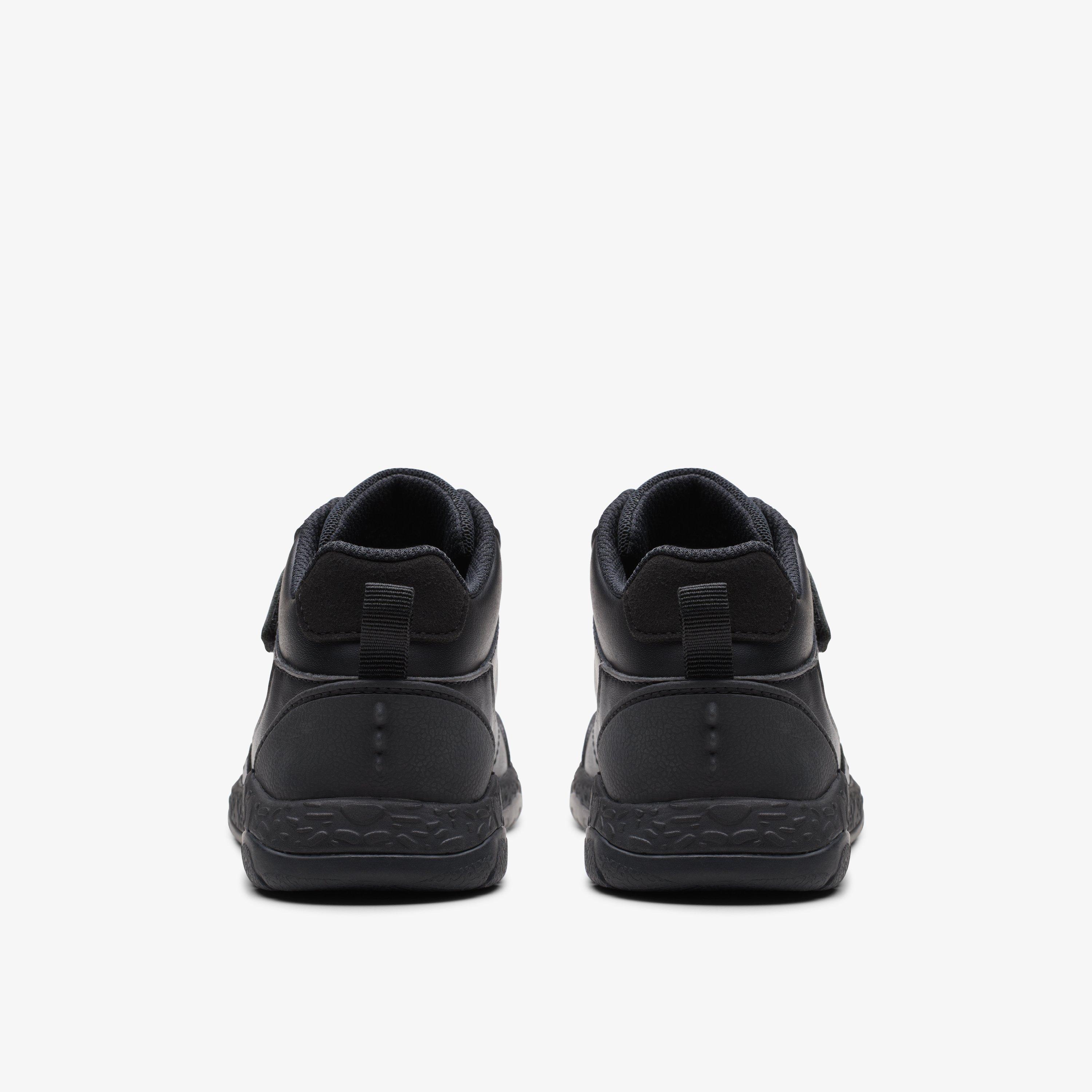 Steggy Stomp Kid Black Ankle Boots School Shoes, view 5 of 7