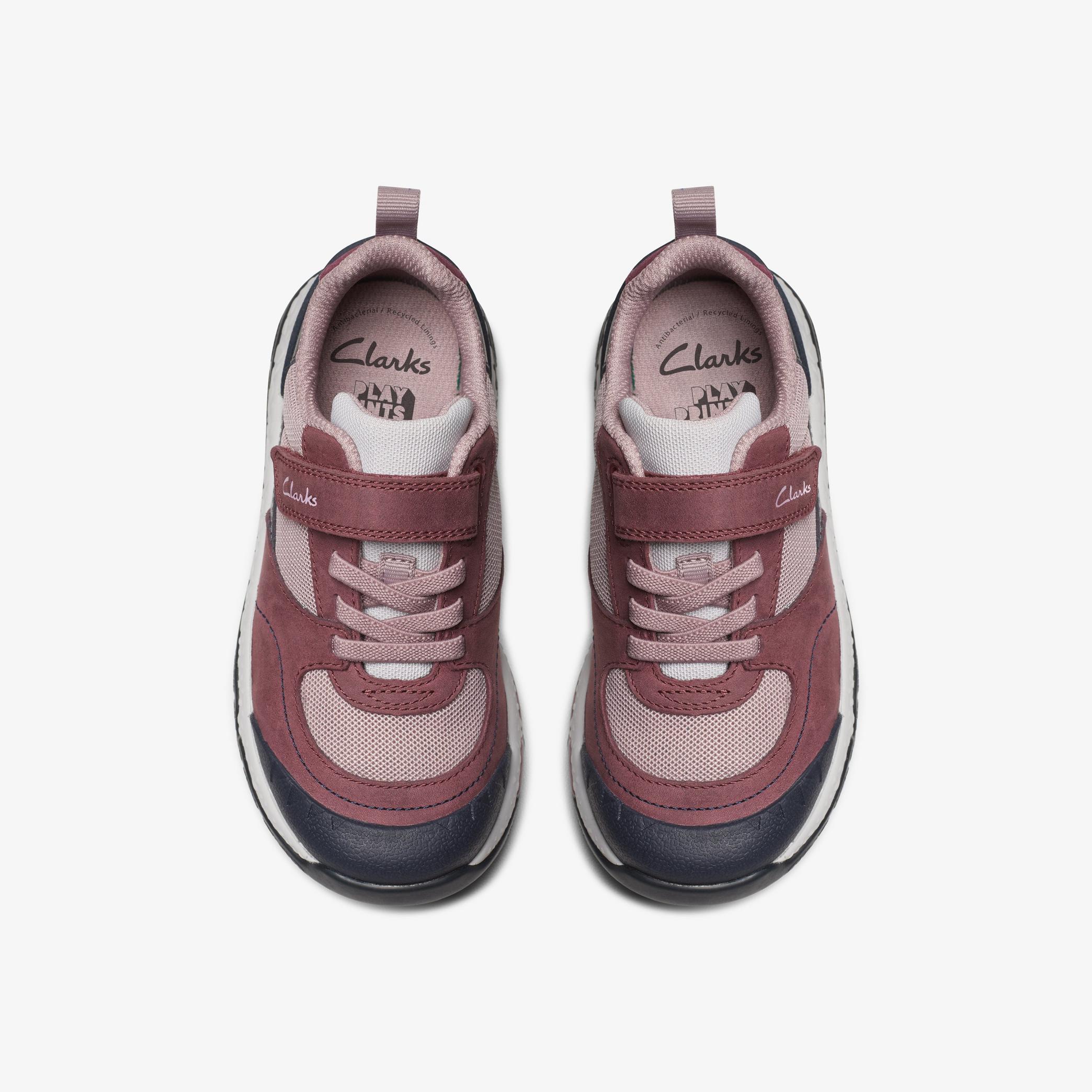 Girls Steggy Stride Kid Berry Leather Shoes | Clarks UK