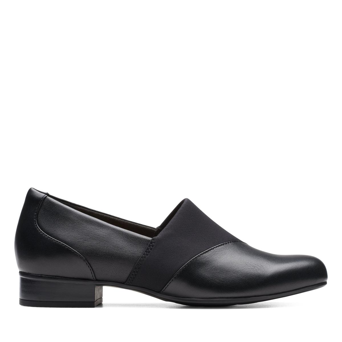 Clarks Womens Juliet Gem Slip-Ons,Block Heel
