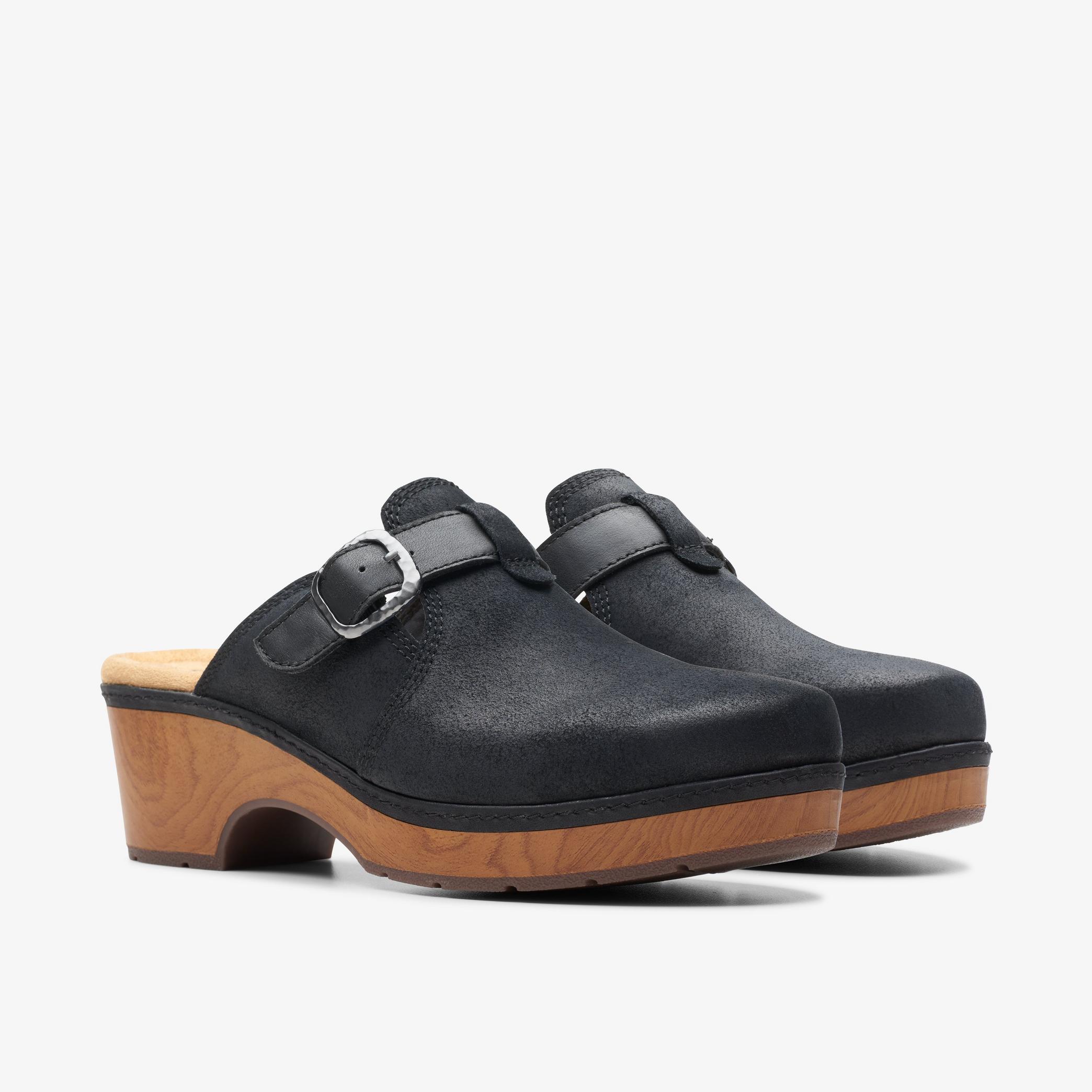 Women Paizlee Nora Black Suede Shoes | Clarks US