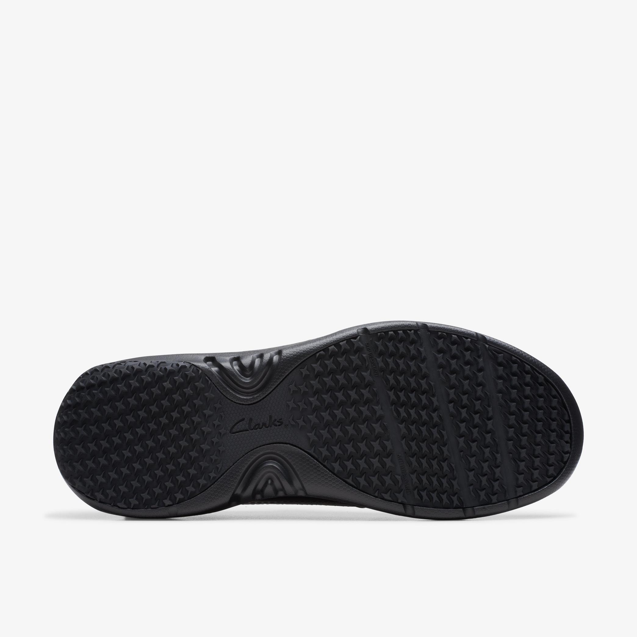 Men ClarksPro Step Black Leather Shoes | Clarks CA