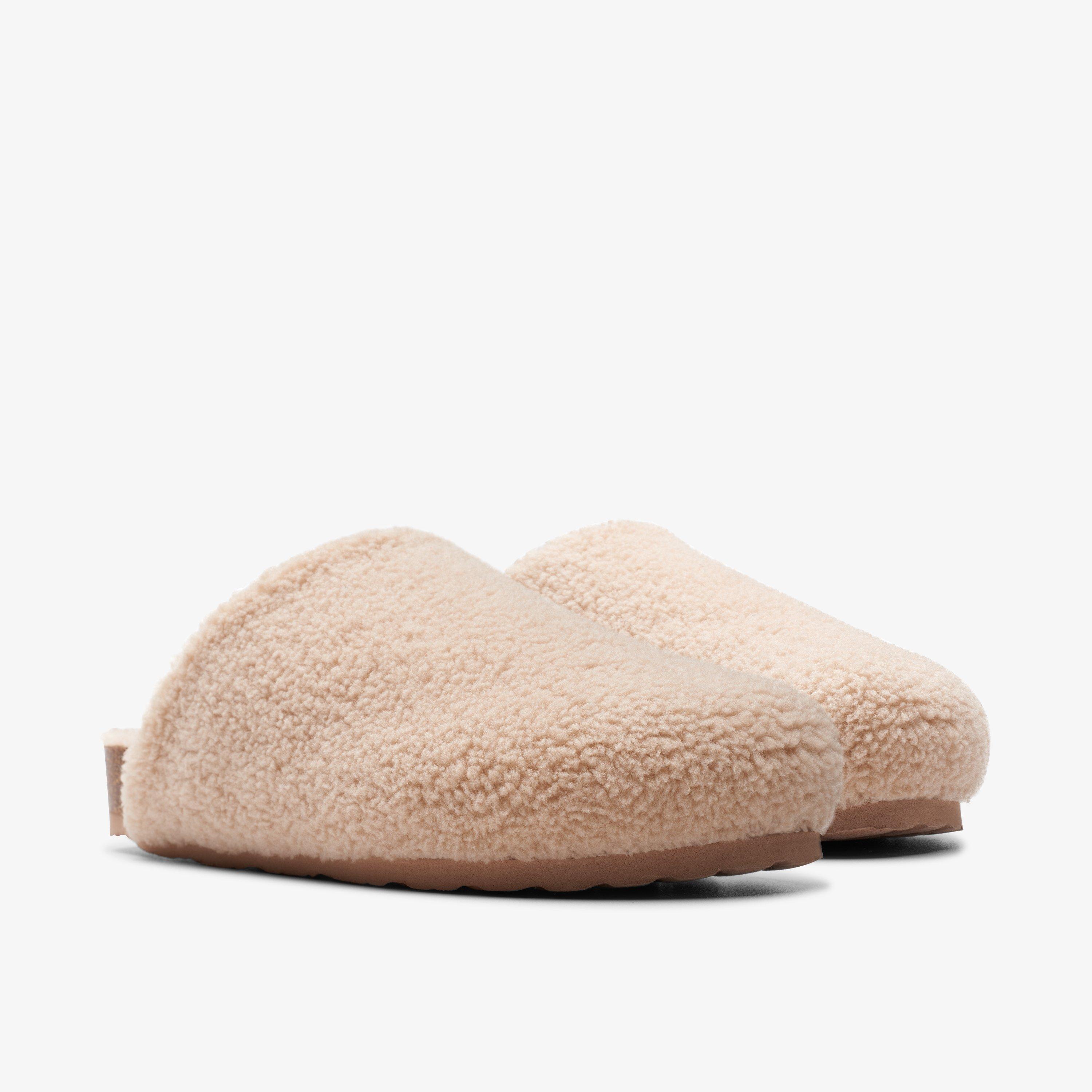 Clarks Pantofole da donna Kimberly, Camoscio grigio, 40.5 EU