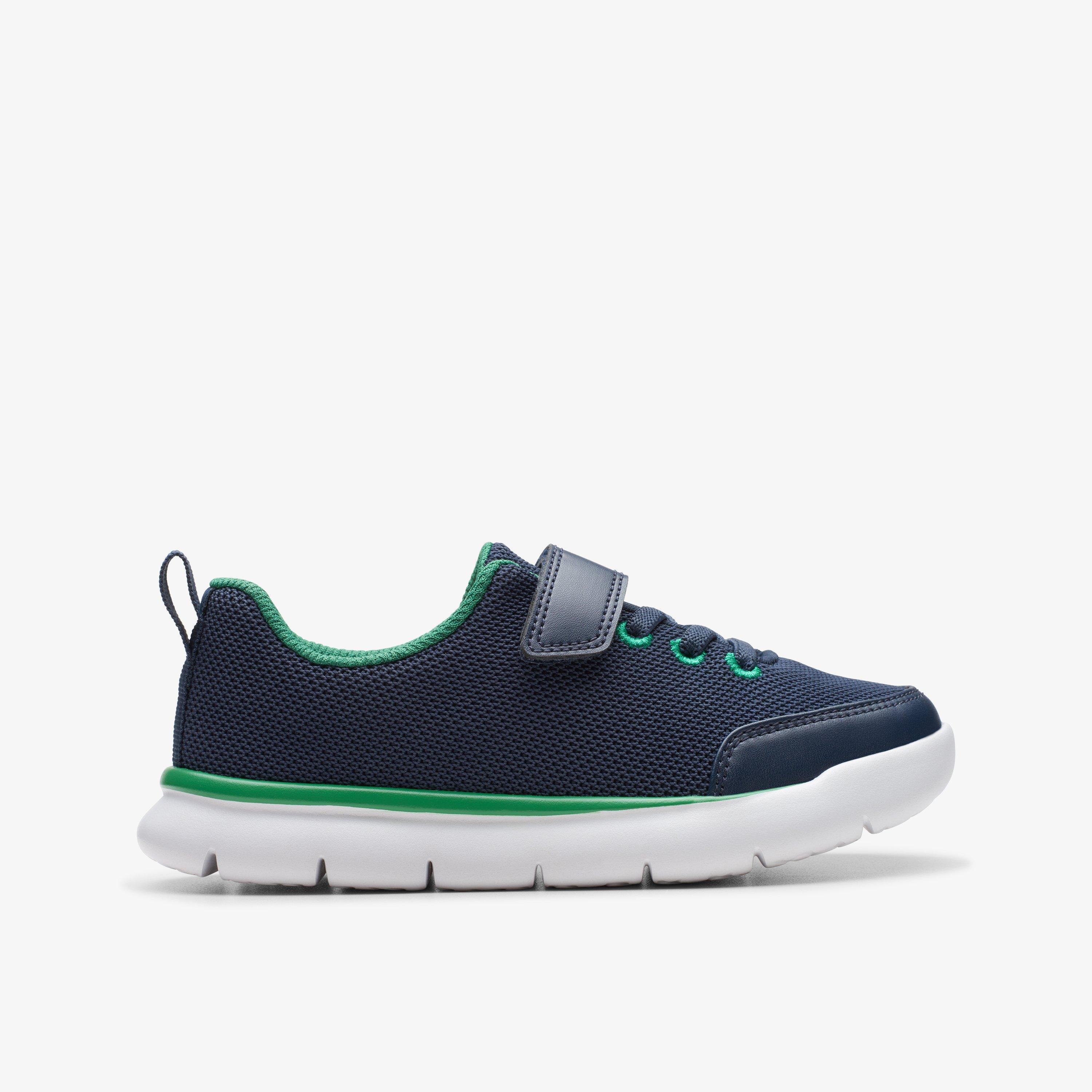 BOYS Hoop Run Kid Navy Synthetic Sneakers Clarks US