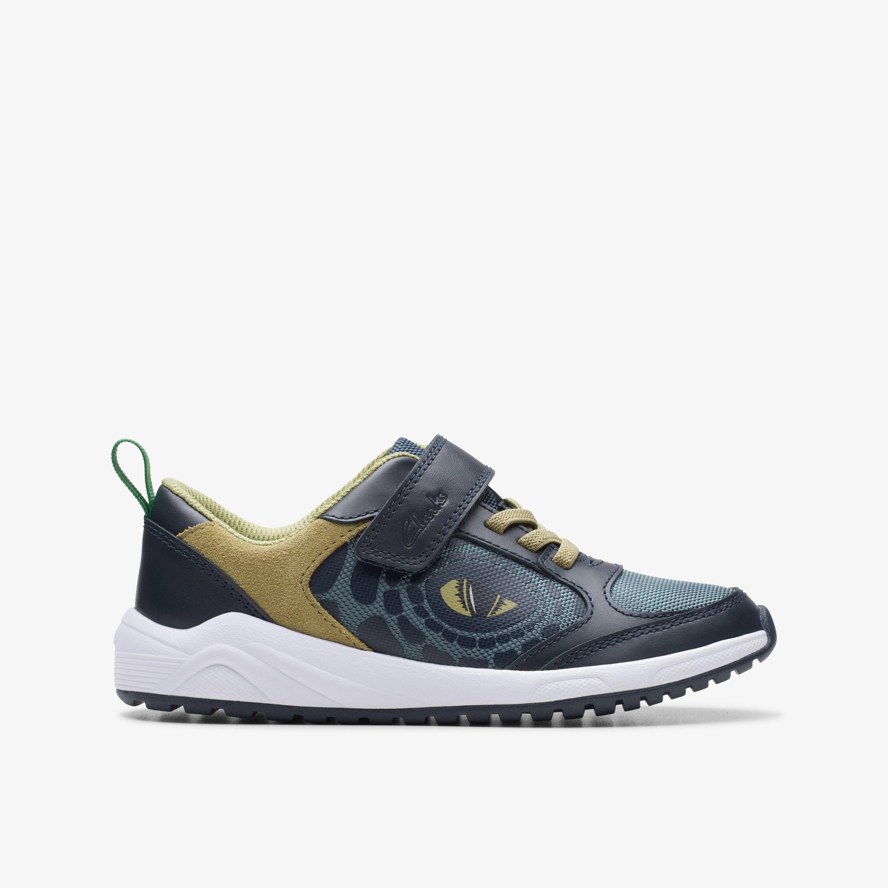Aeon Search Kid Navy/Green Trainers, view 1 of 6