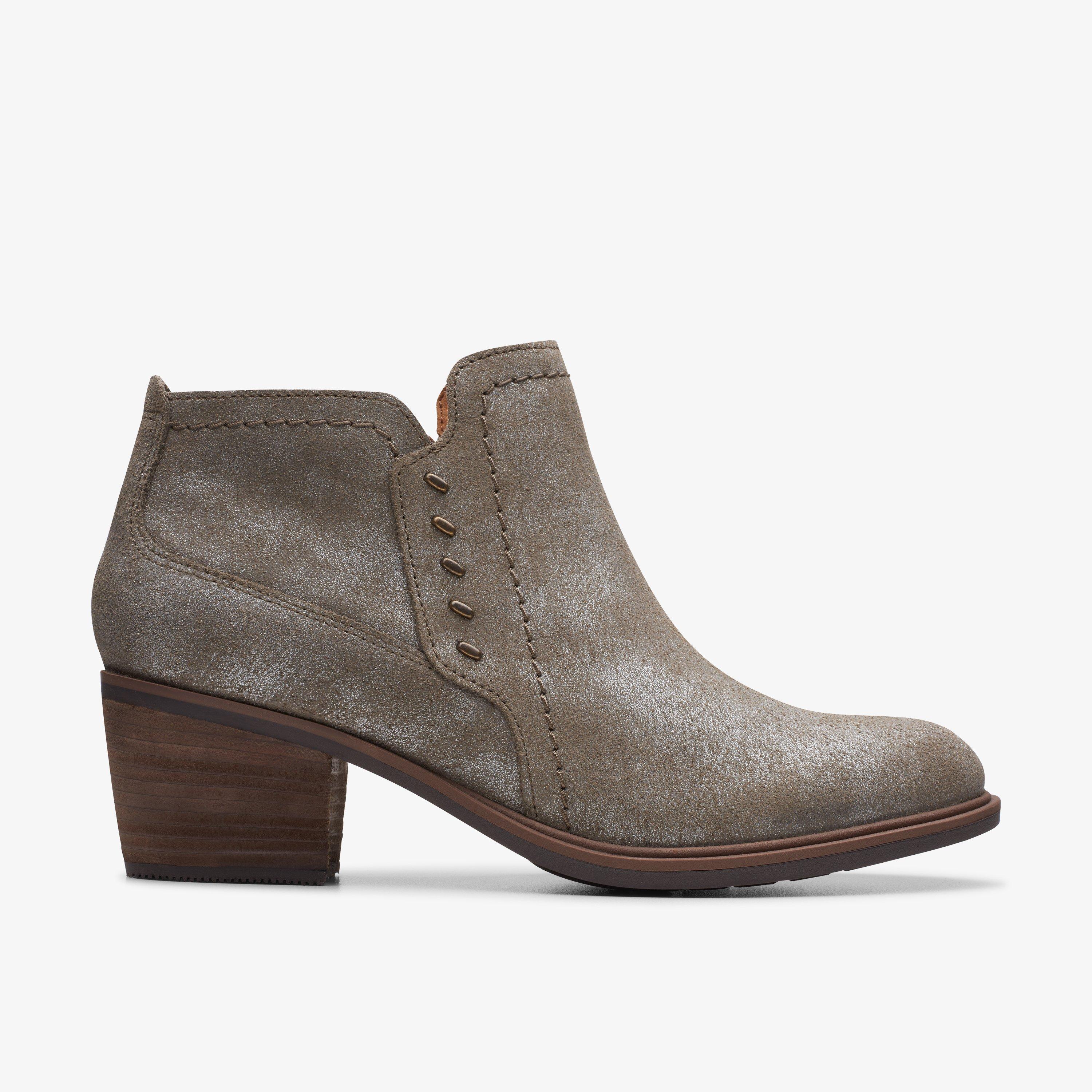 Clarks metallic outlet boots