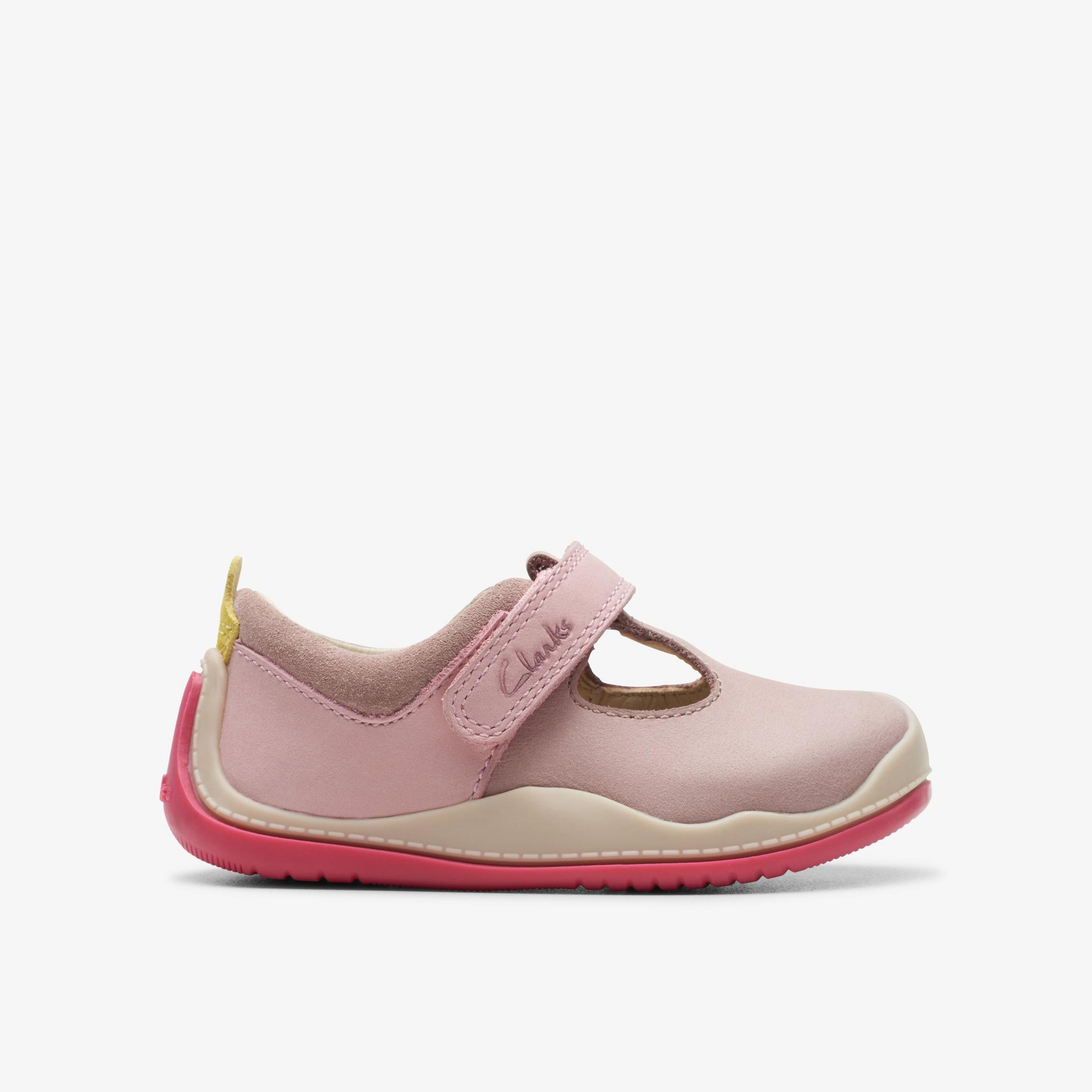 Roller Bright Toddler Dusty Pink Leather Shoes, view 1 of 6