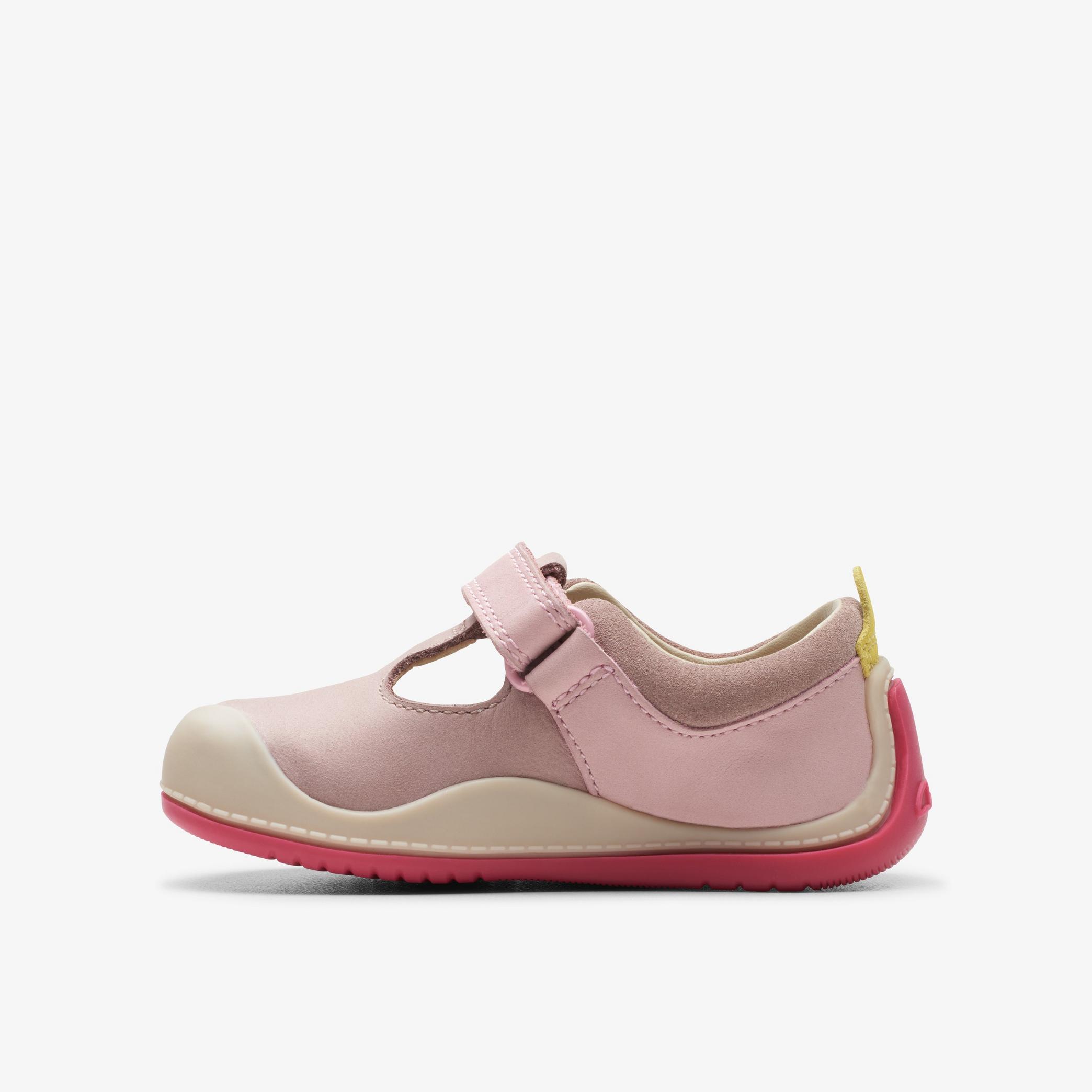 Roller Bright Toddler Dusty Pink Leather Shoes, view 2 of 6