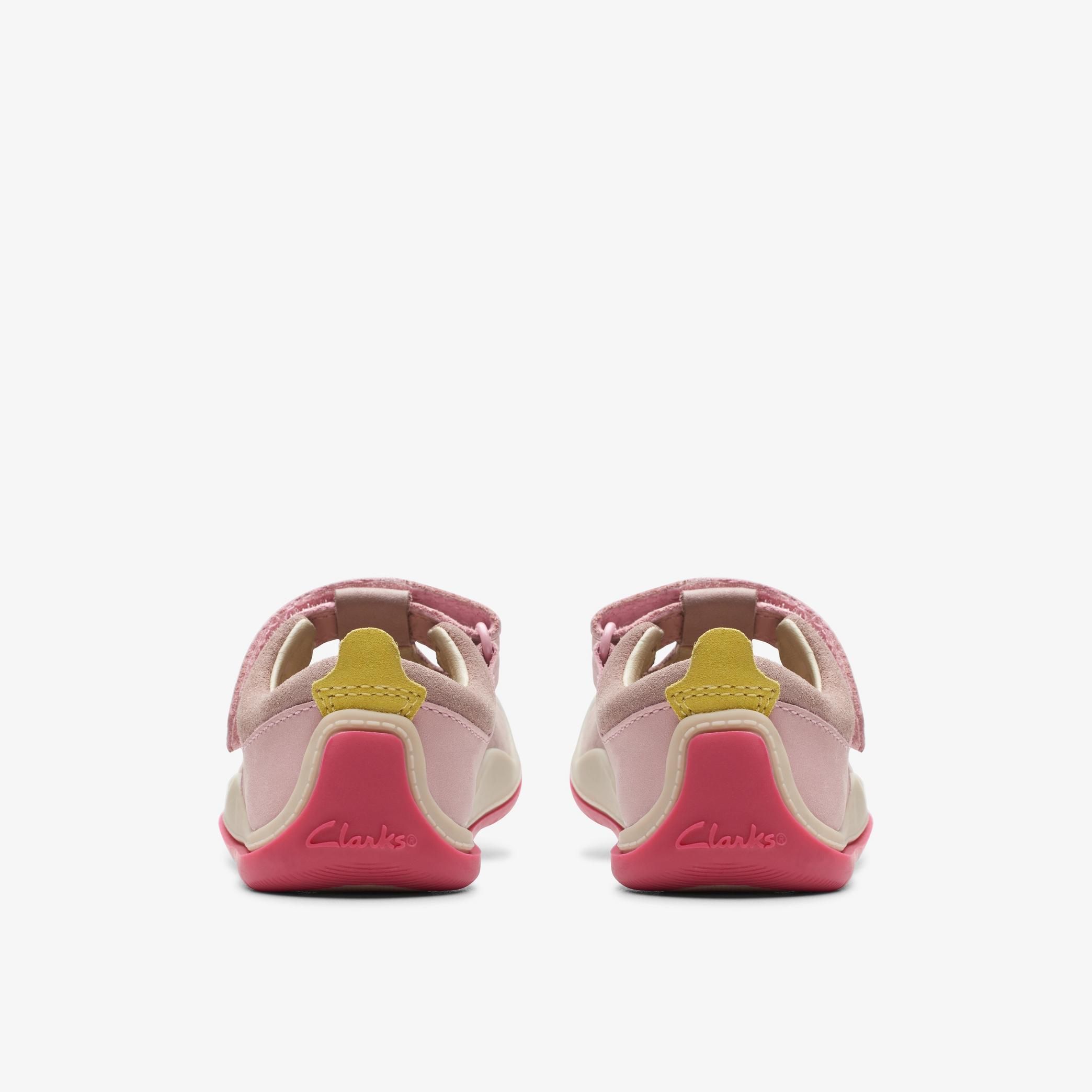 Roller Bright Toddler Dusty Pink Leather Shoes, view 5 of 6