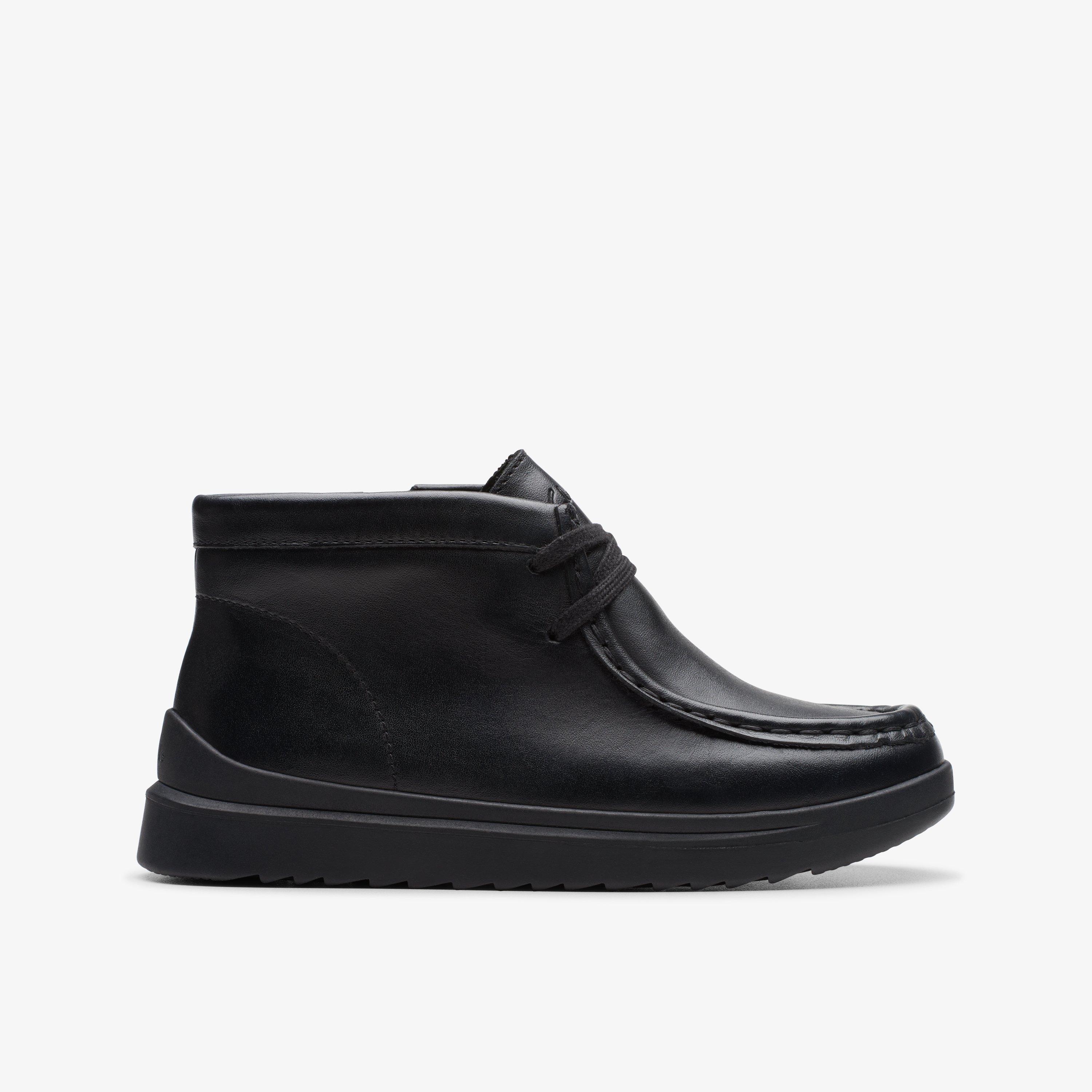 Kids Goal Wally K Black Leather Shoes | Clarks US