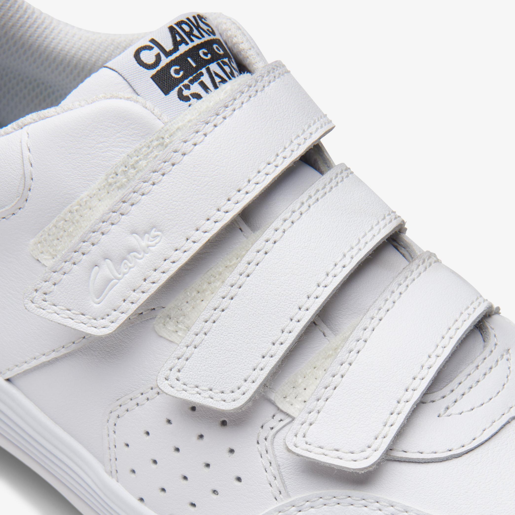 Boys, Girls, Kids Unisex CICA Star Orb Youth White Trainers | Clarks UK