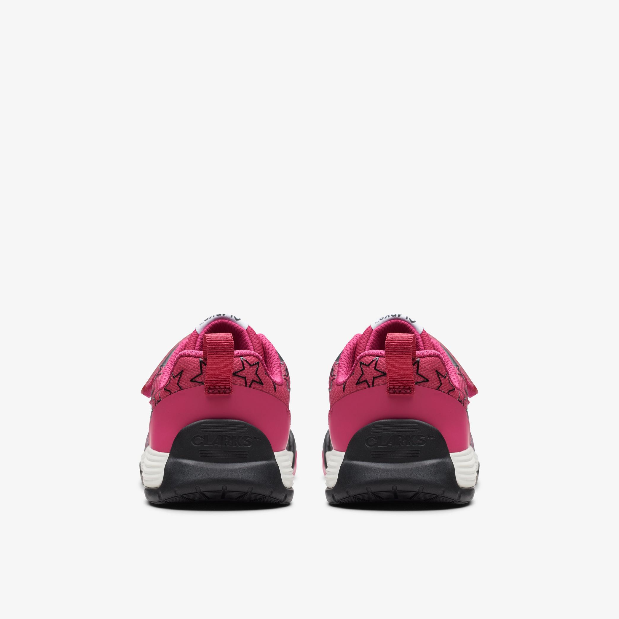 Girls CICA Star Run Kid Pink Combination Synthetic Trainers | Clarks UK