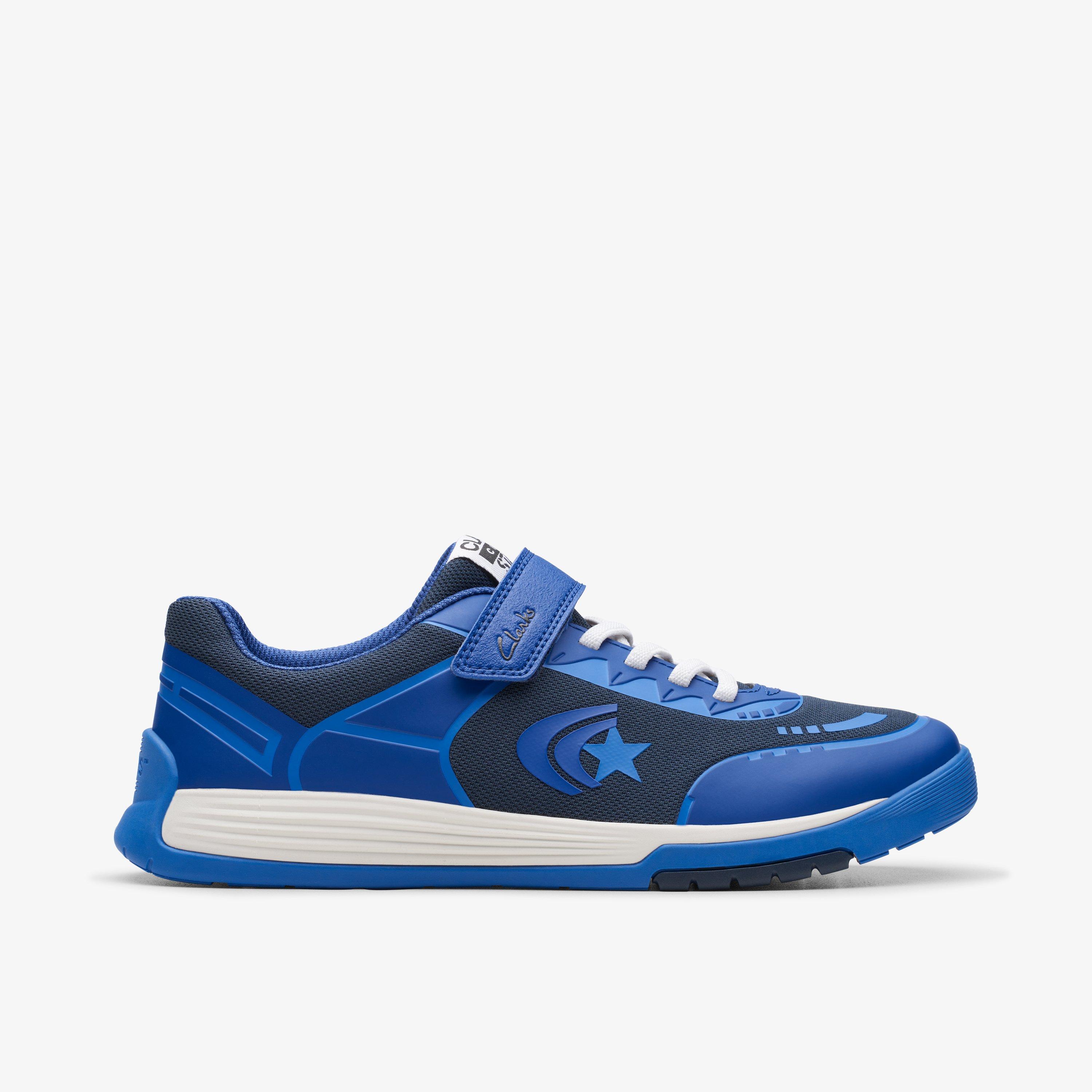 Clarks hot sale sneakers blue