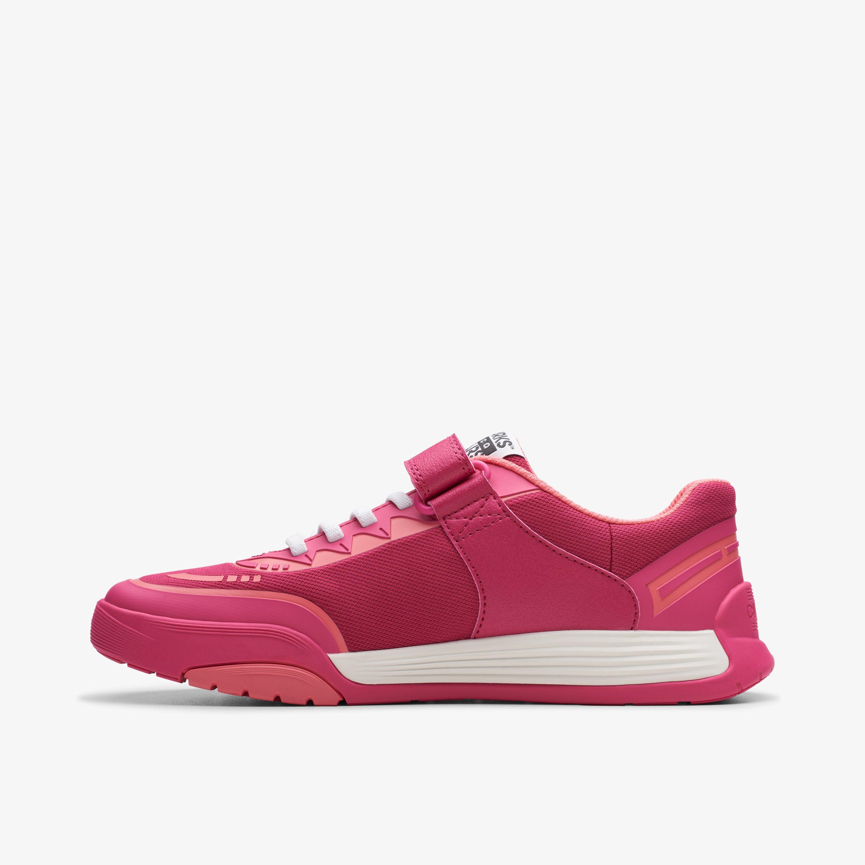 CICA Star Flex Youth Pink Combination Synthetic Trainers School Shoes, view 2 of 7