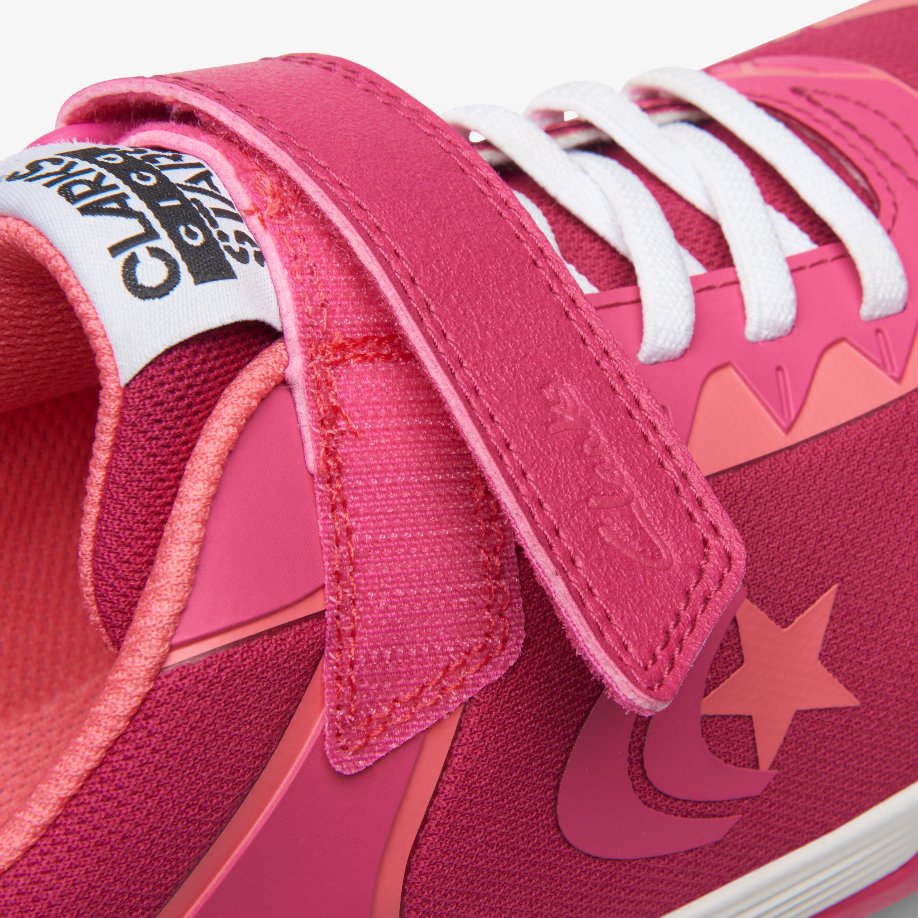 CICA Star Flex Youth Pink Combination Synthetic Trainers School Shoes, view 7 of 7