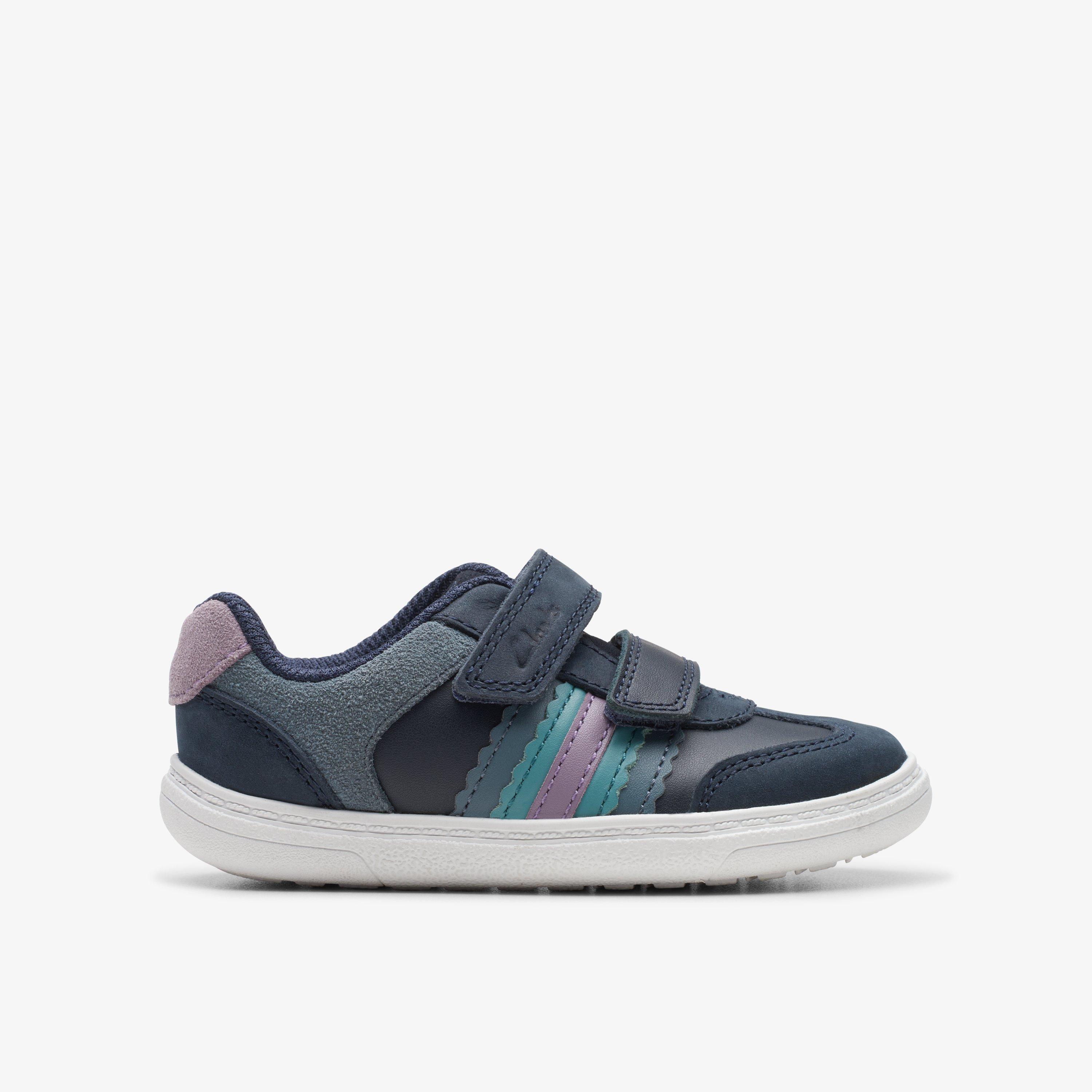 Flash Band Toddler Navy Leather Riptape, view 1 of 6