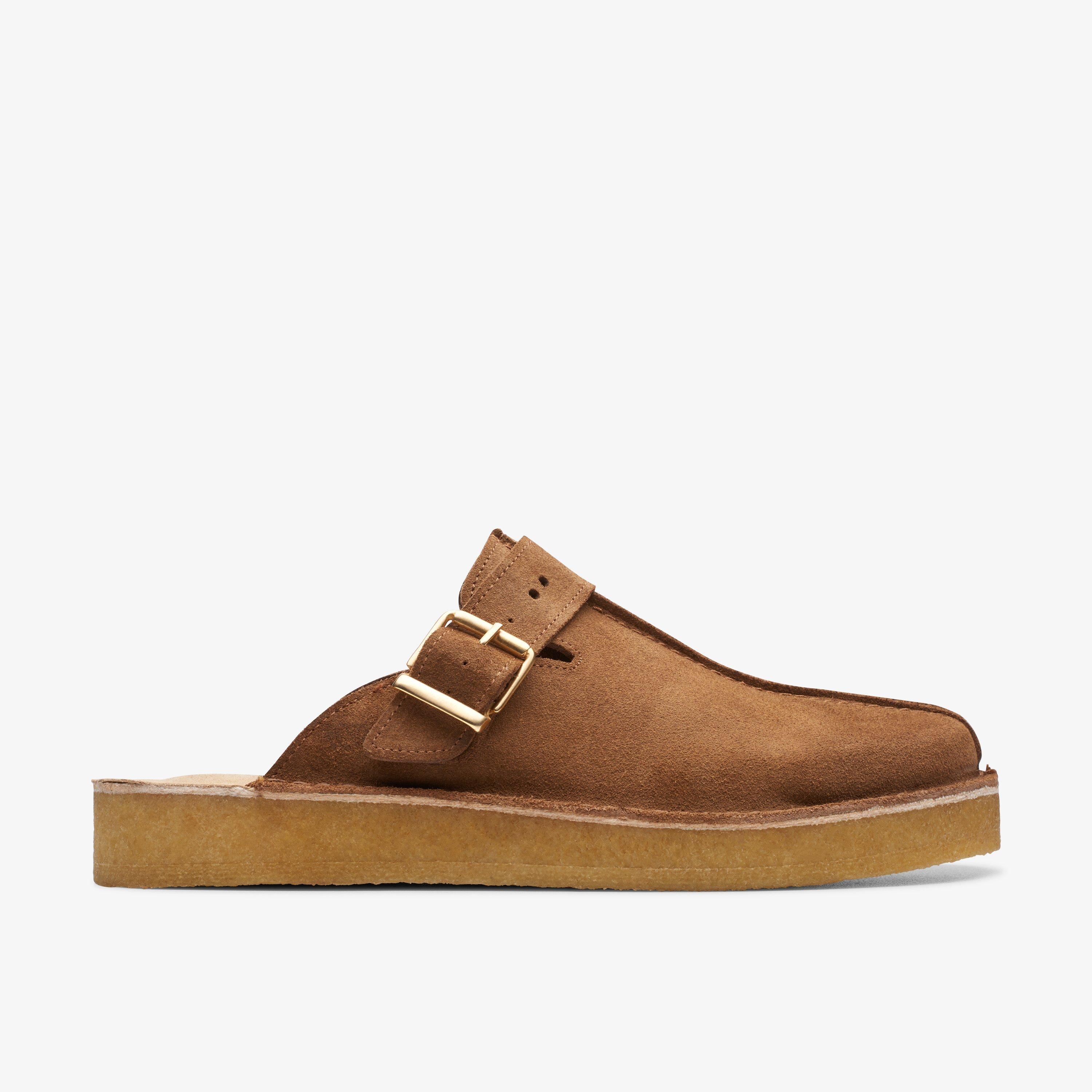 Clarks deals leather mules