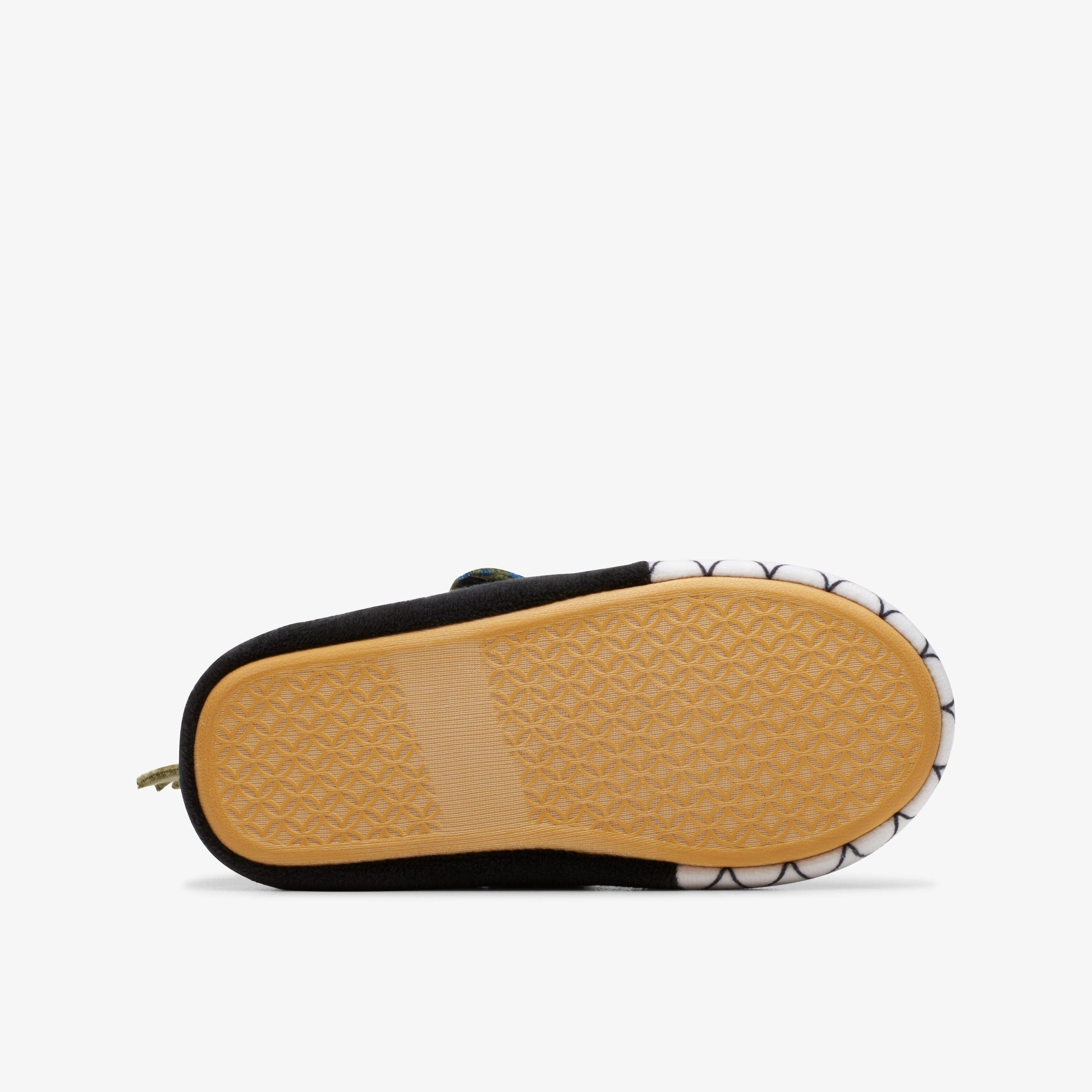 Fluffy Snug Kid Khaki Combination Slippers, view 3 of 6