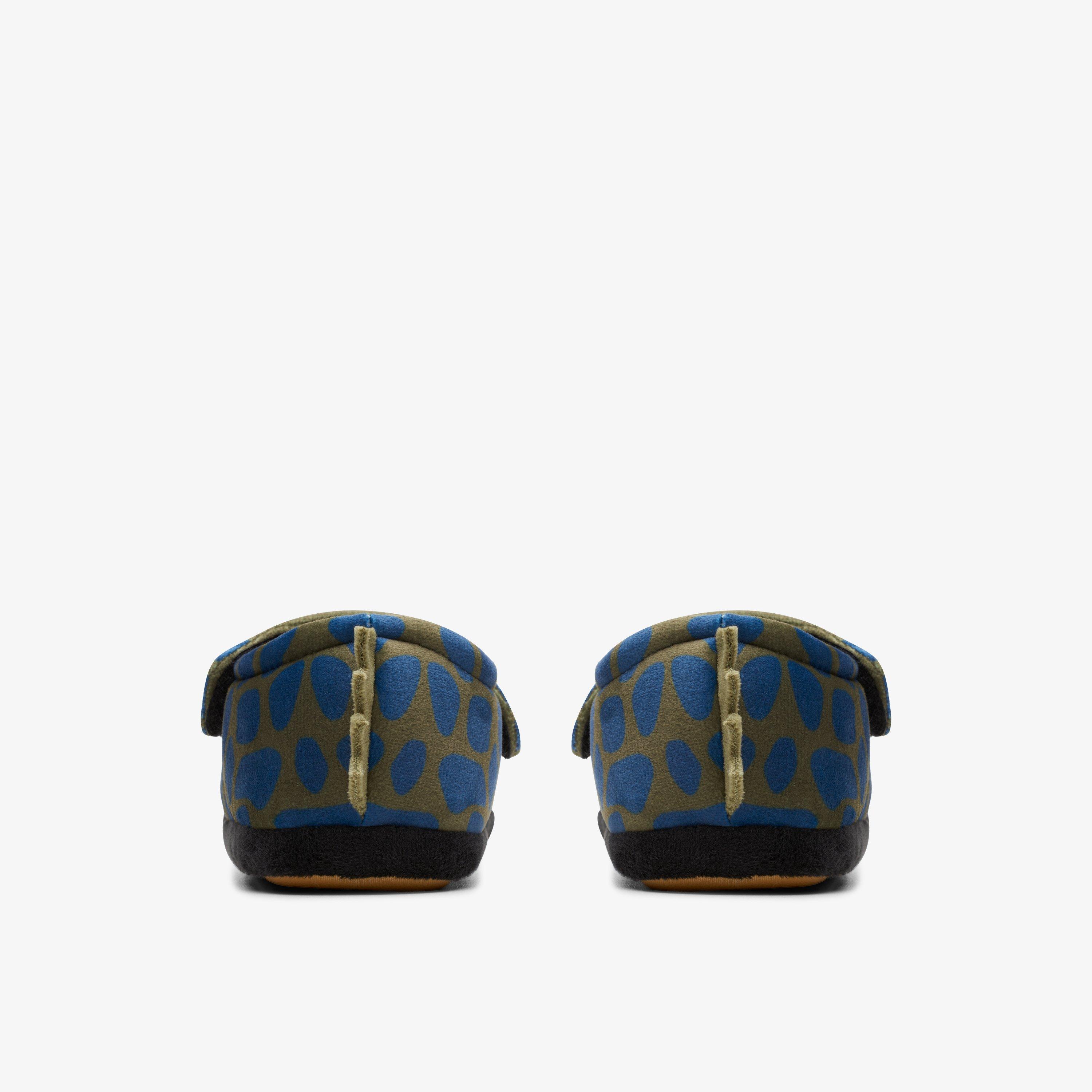 Fluffy Snug Kid Khaki Combination Slippers, view 5 of 6
