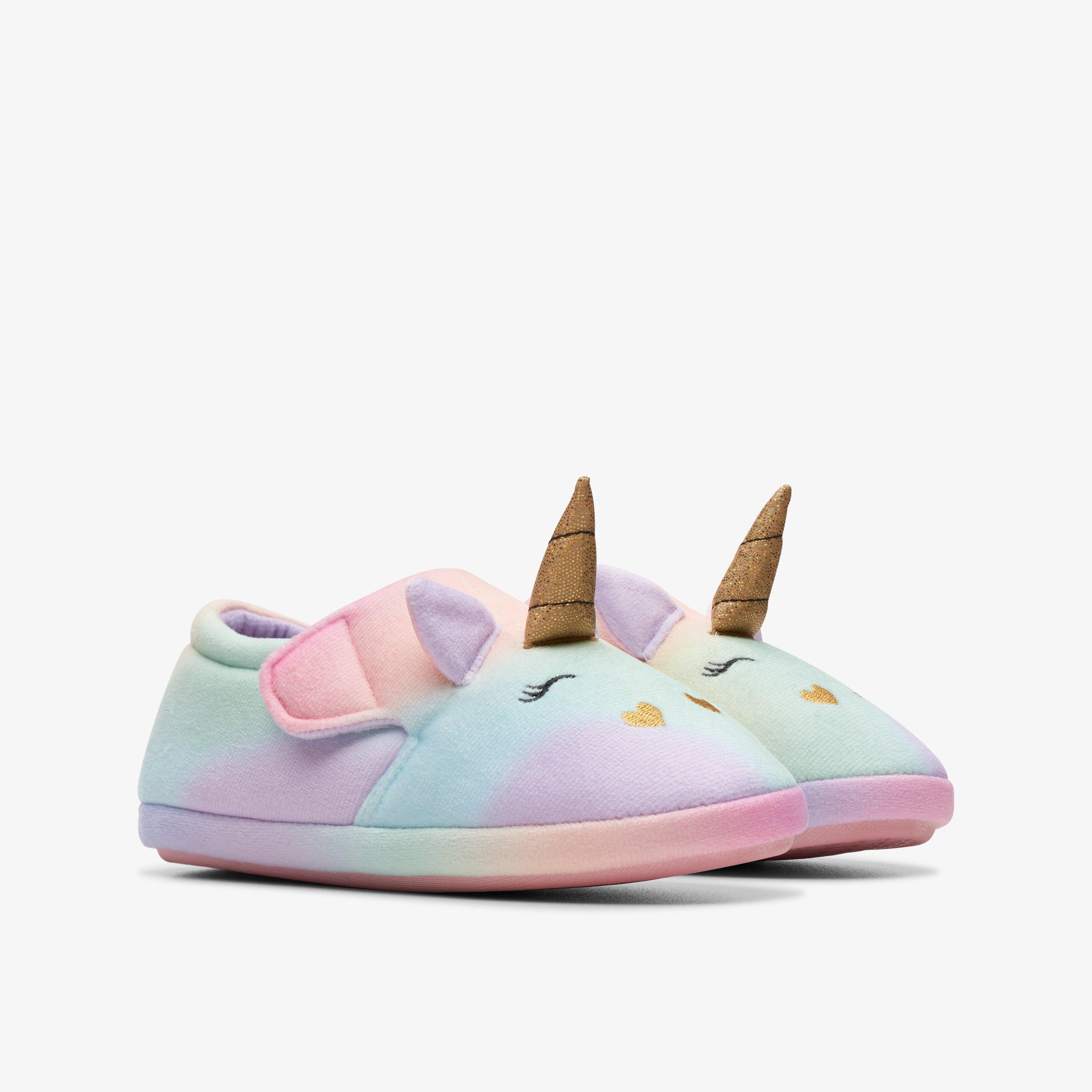 Fluffy Snug Kid Multicolour Slippers, view 4 of 6