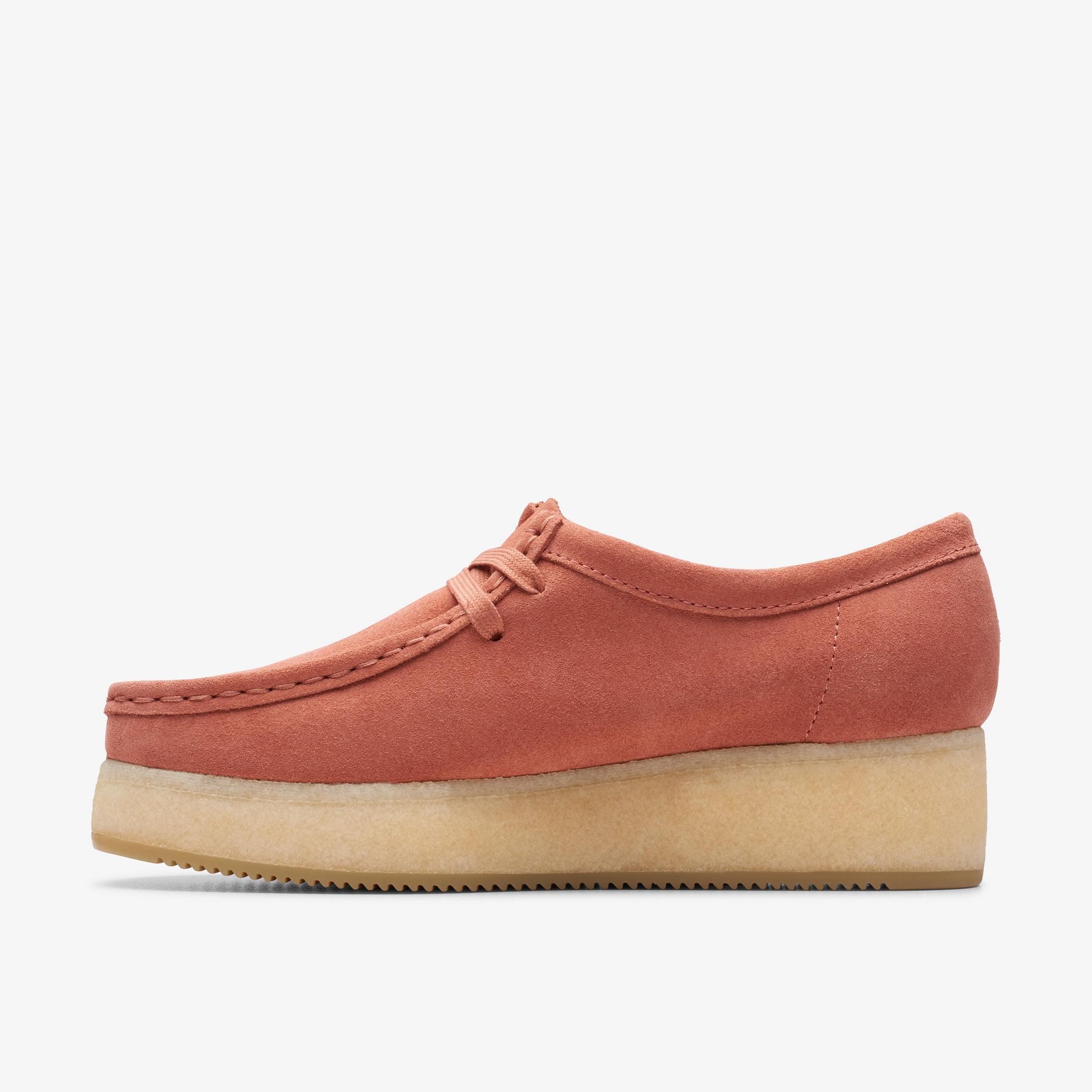 WOMENS Wallacraft Bee Terracotta Suede Shoes | Clarks US