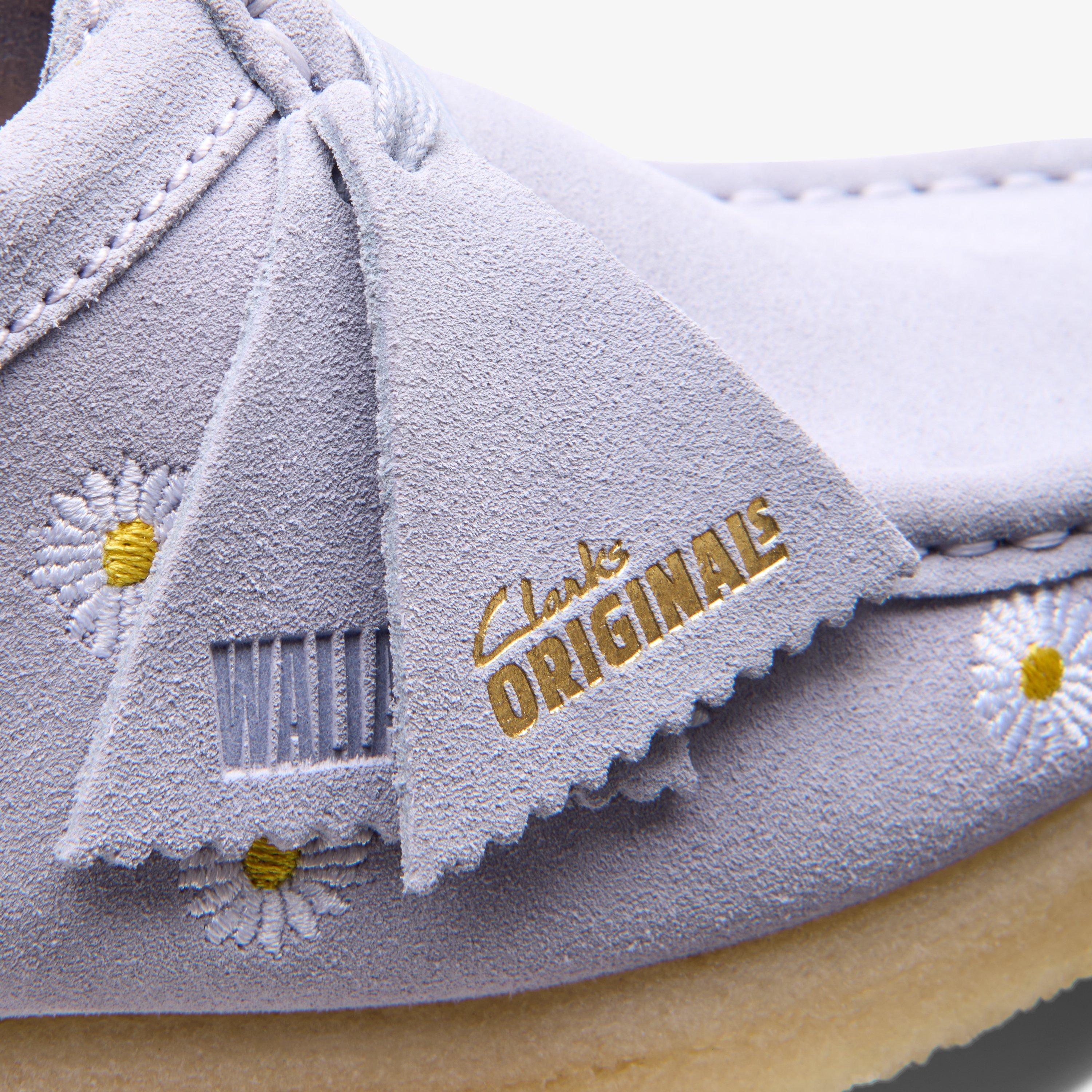 Wallabee Ricamo grigio nuvola Wallabee Scarpe Stringate, view 8 of 9