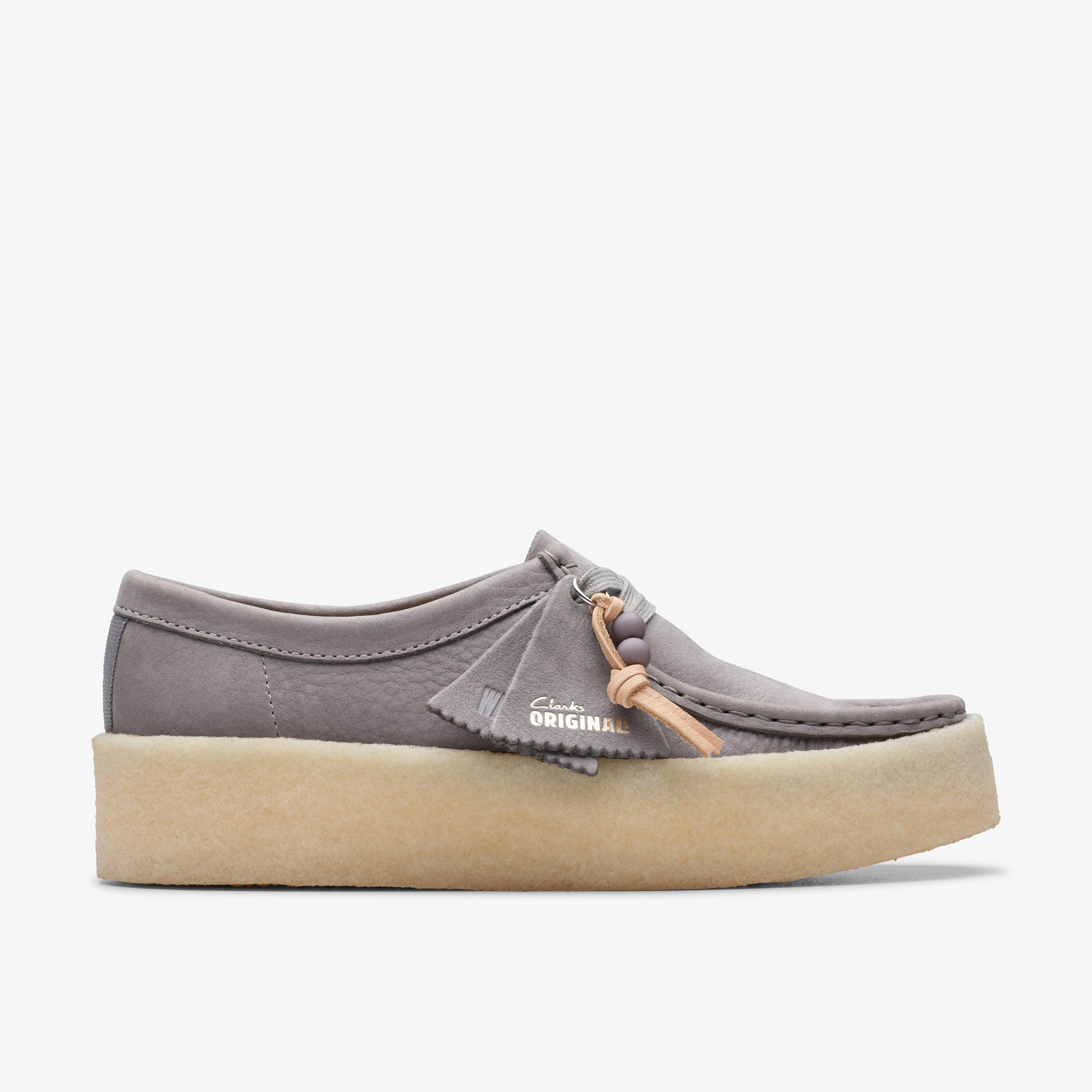 Clarks on sale grey nubuck