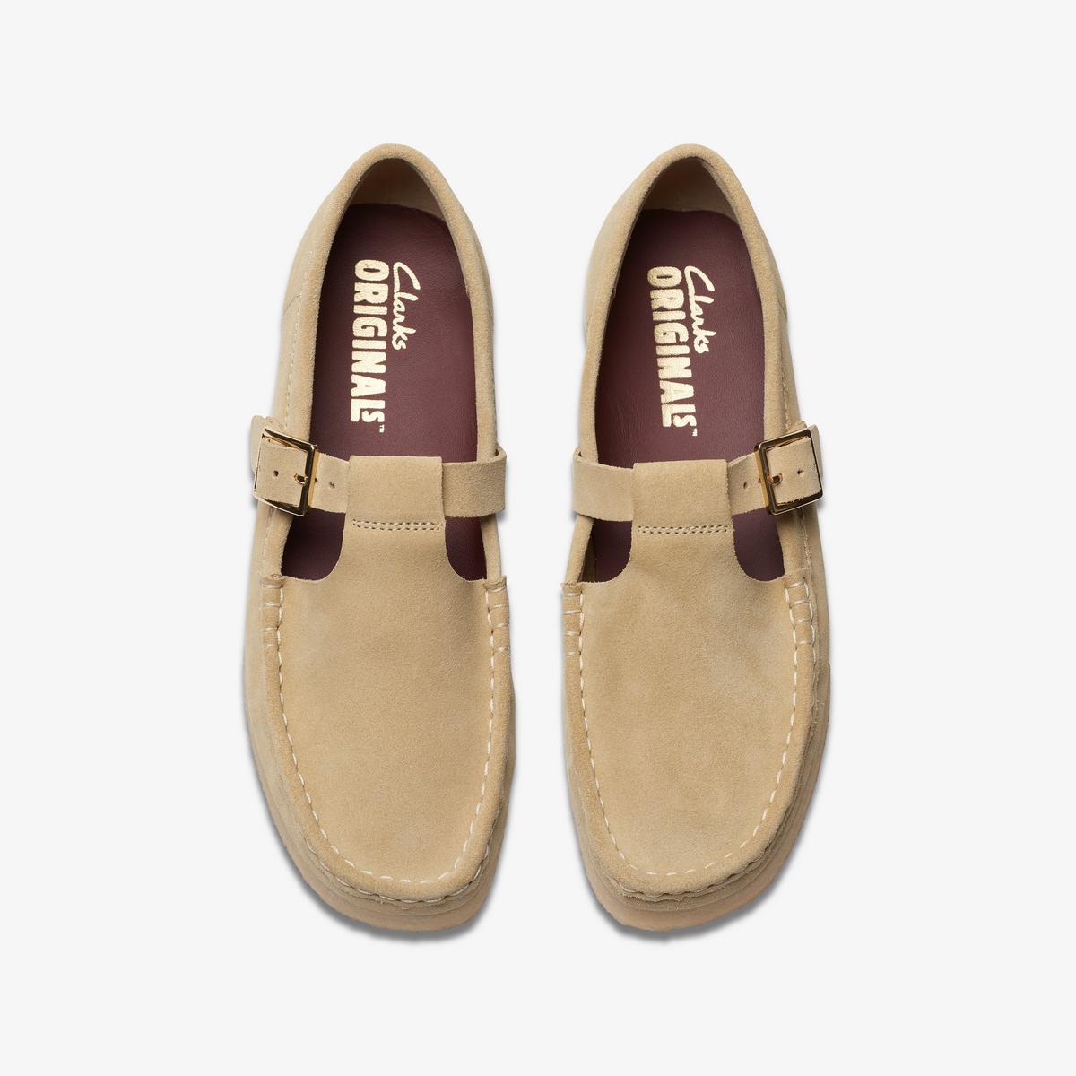 Wallabee T Bar — Beige
